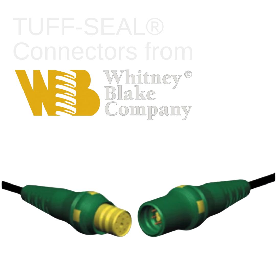 Moisture resistant connectors that also withstand harsh environmental hazards such as water...dirt... chemicals... salt! Easy push-pull connections, fast mate and de-mate cycles with no moving parts or tools required!