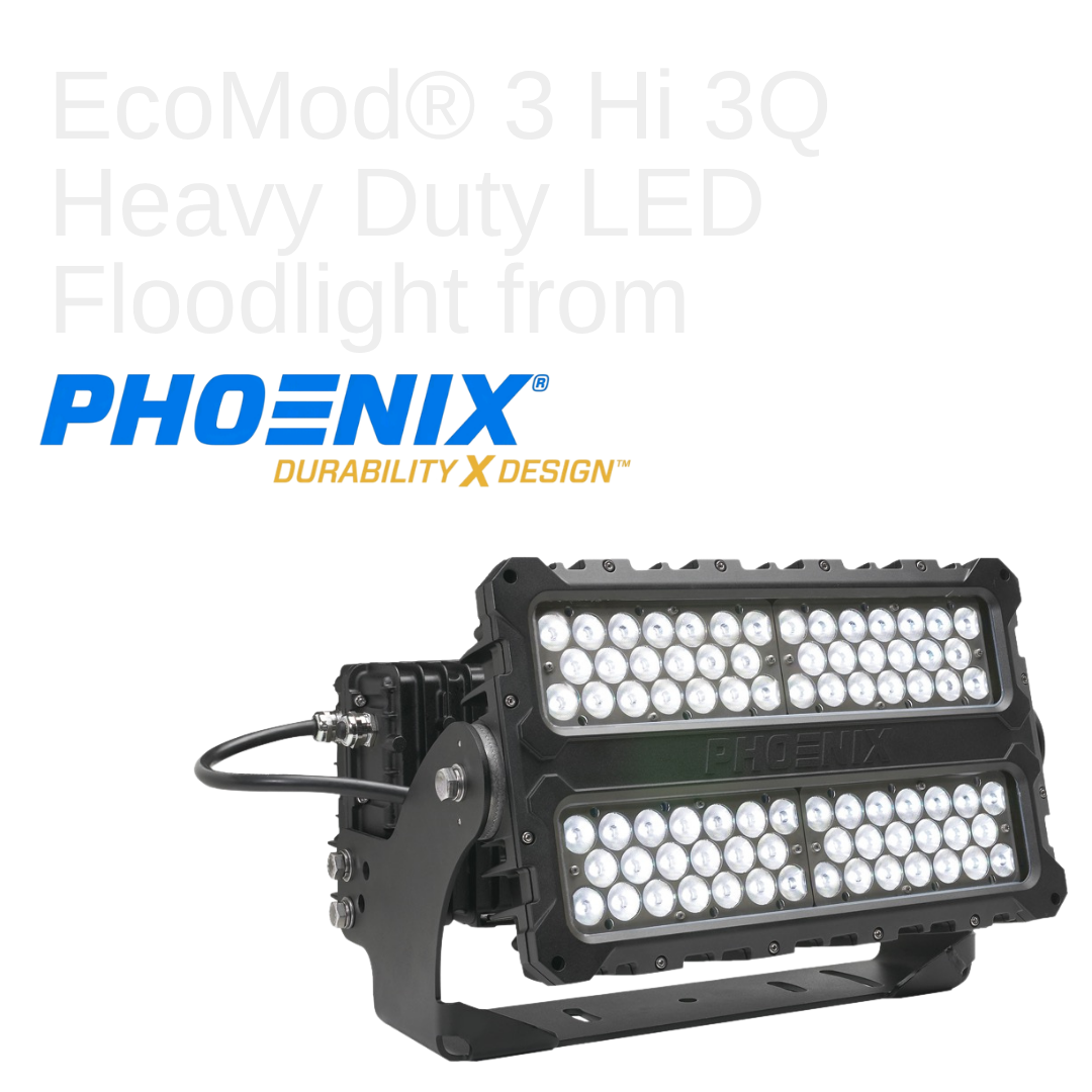 The EcoMod® 3 Series is the next generation of heavy-duty LED floodlights that deliver unmatched illumination for port cranes, maritime vessels and other demanding industrial applications. Known for its proven performance, the EcoMod Series is the ch