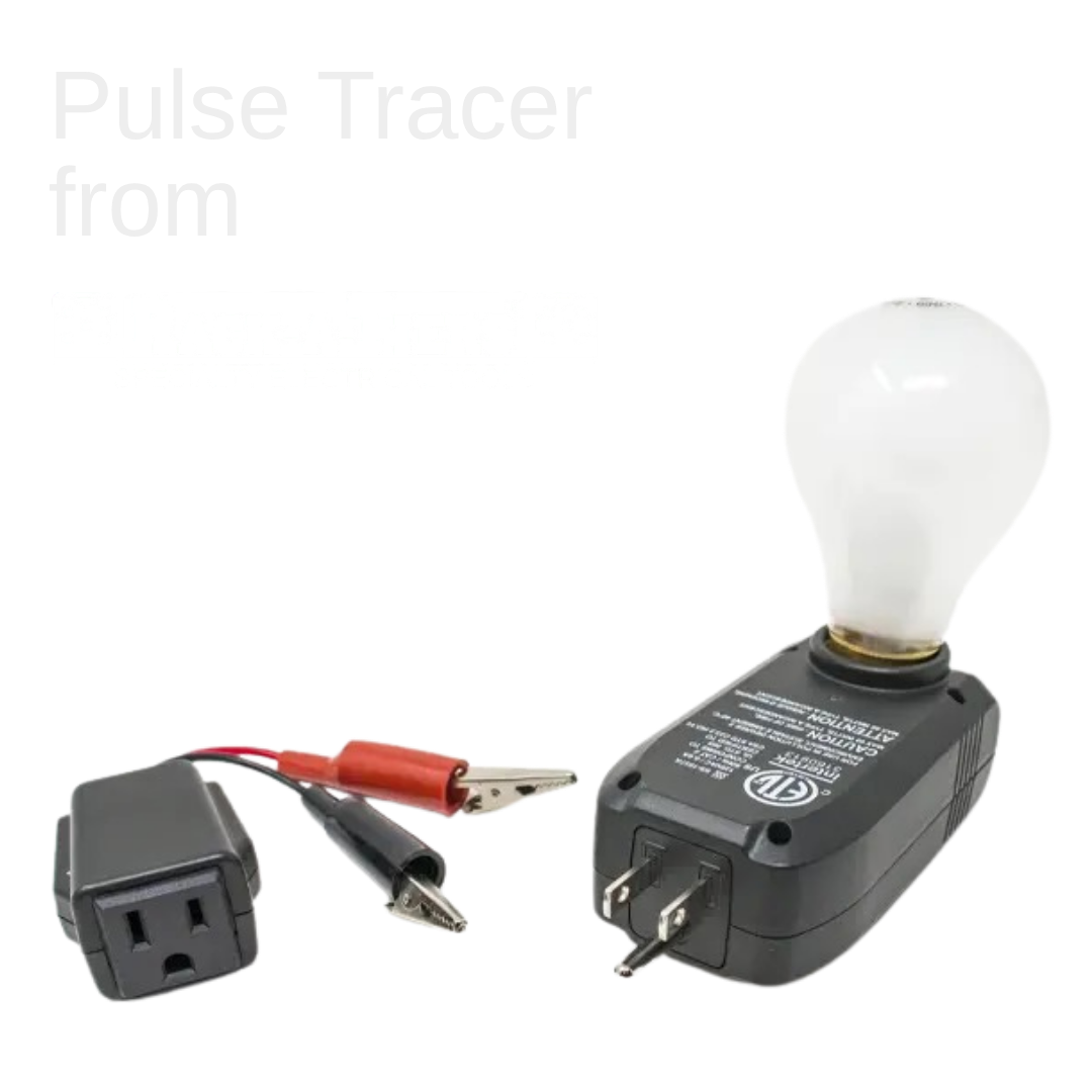 The most affordable circuit tracer on the market

SEE IT, HEAR IT, TRACE IT!

The Pulse Tracer is an audible and visual circuit identifier. Plug it in, and instantly create a visual and audible pulse. The Pulse Tracer allows a clamp meter to pick up 