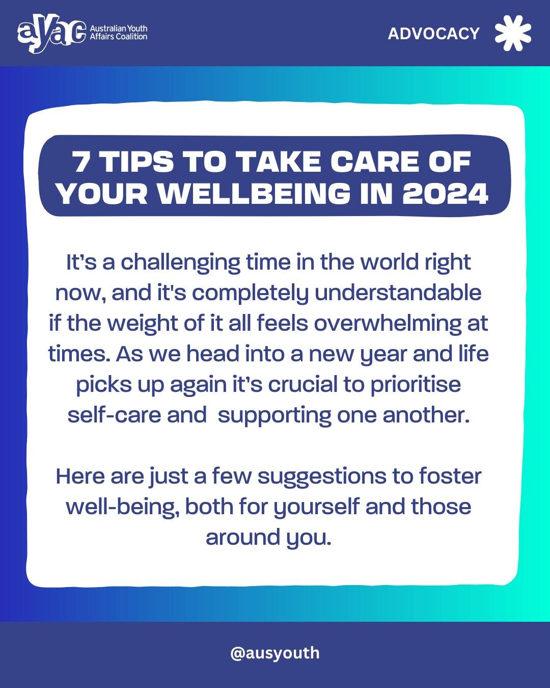 It&rsquo;s a challenging time in the world right now, and it's completely understandable if the weight of it all feels overwhelming at times. As we head into a new year and life picks up again, prioritising self-care and supporting one another has be