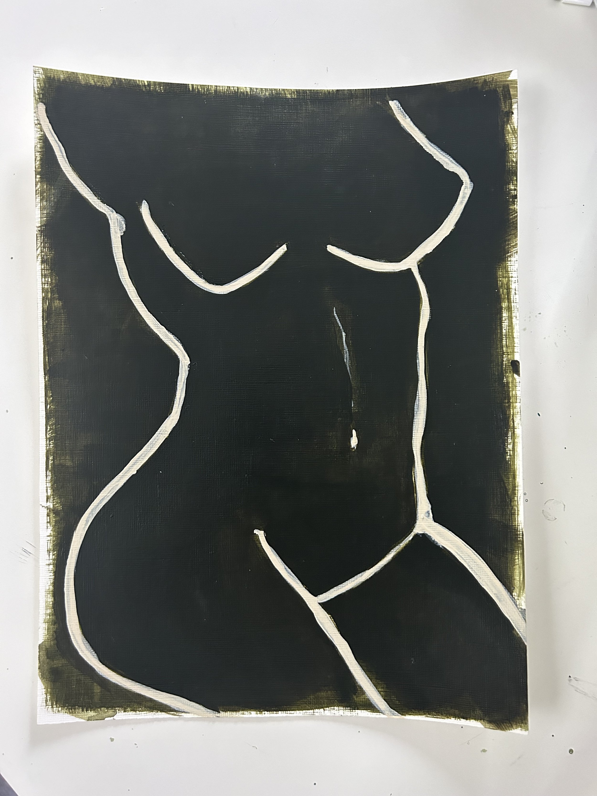 Women figure painting 01