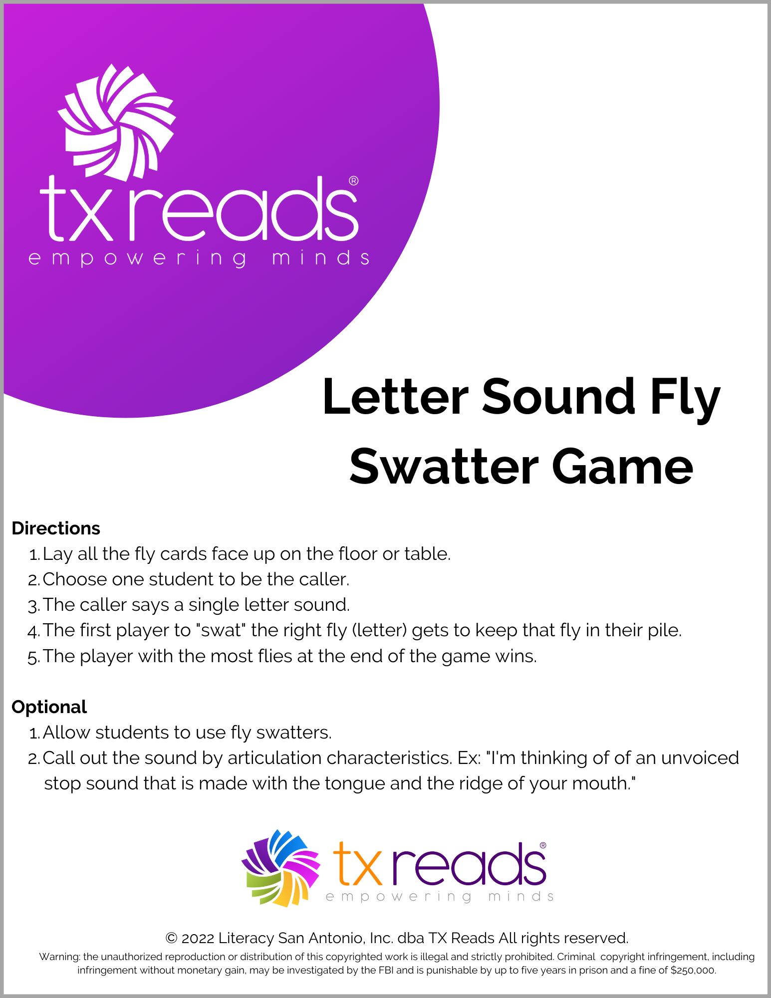 About Phonics — TXReads