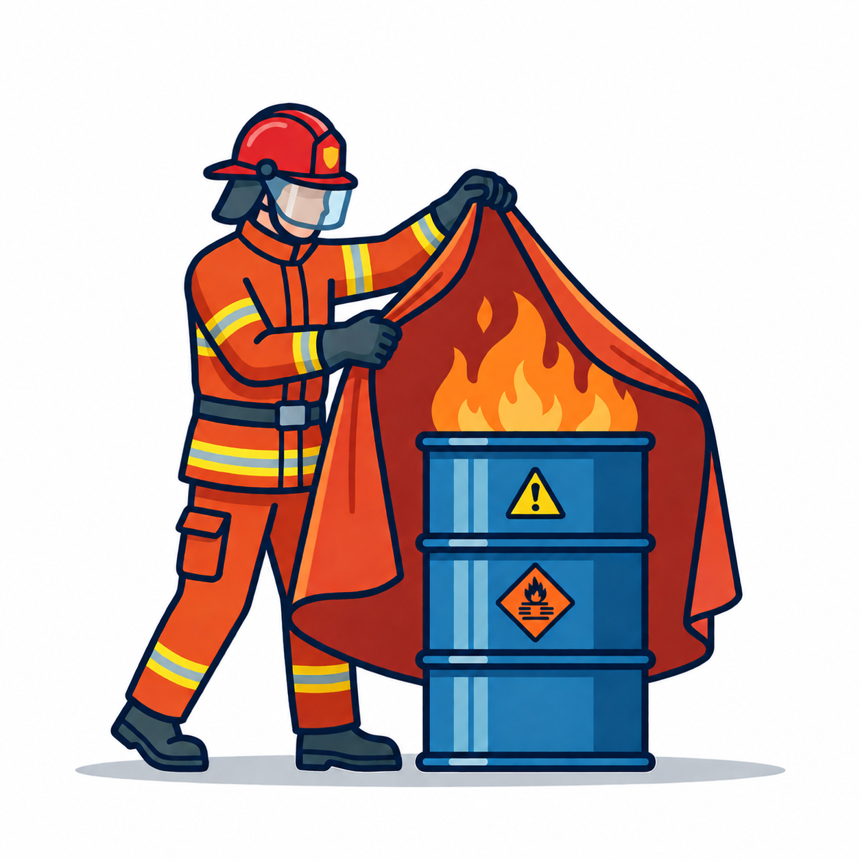 Guide 1: How to Use a Fire Blanket