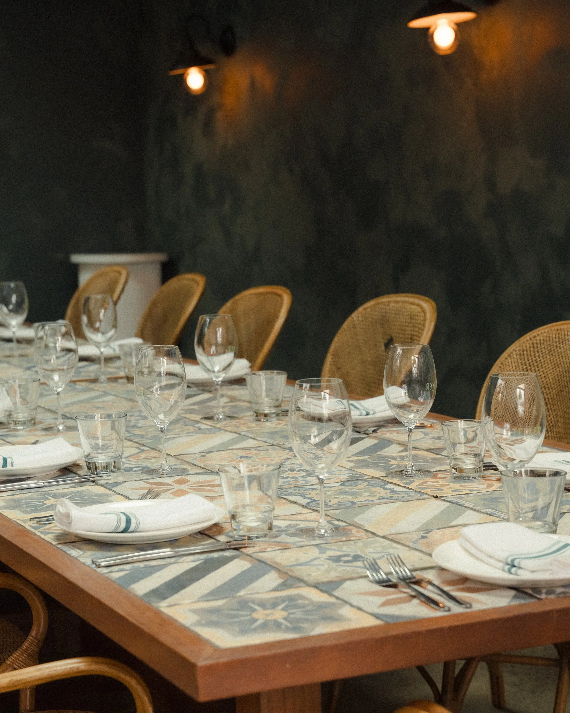 Annex area at Teller, perfect for long lunches, birthdays, meetings, and corporate events