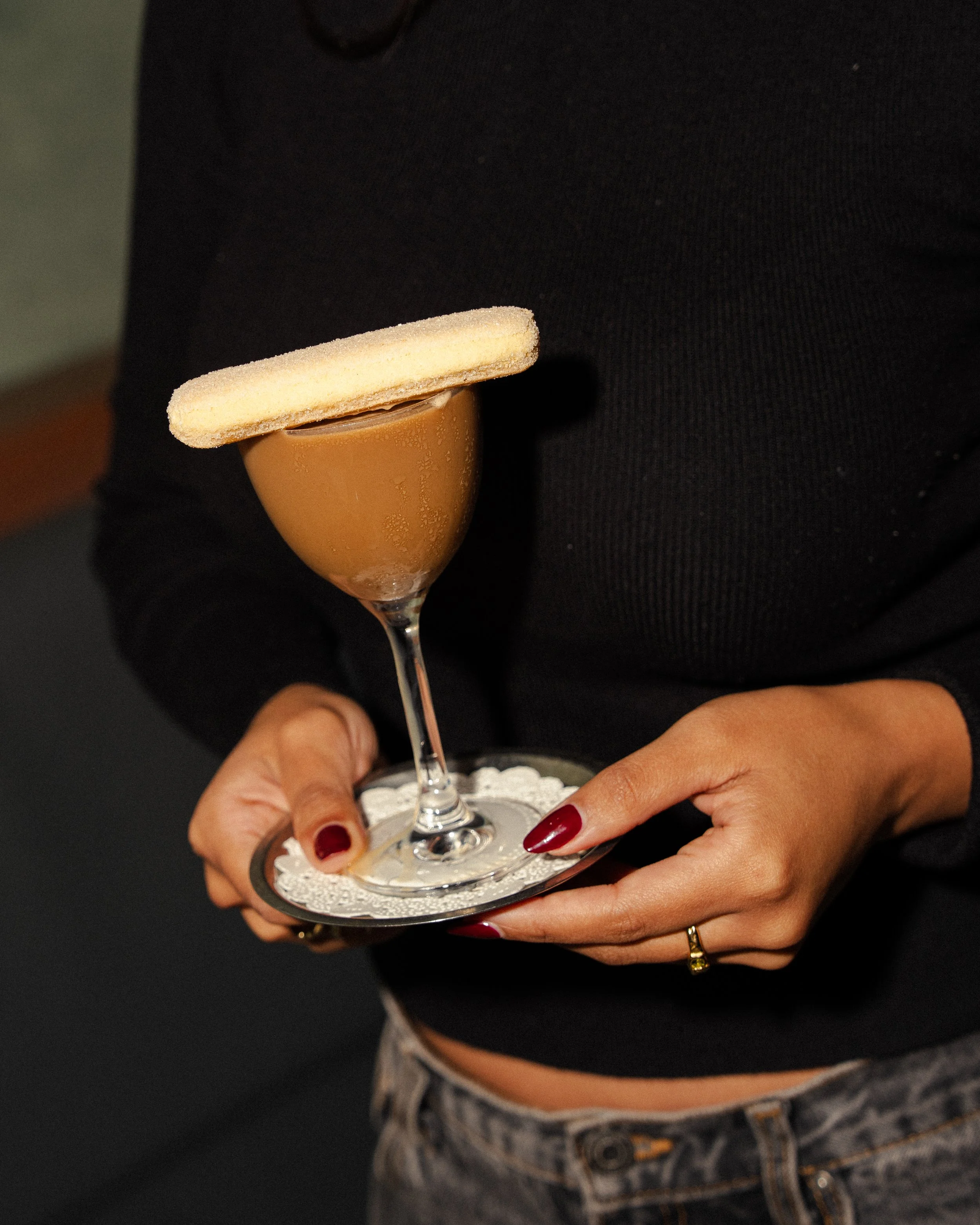 Tiramisu espresso martini at Teller