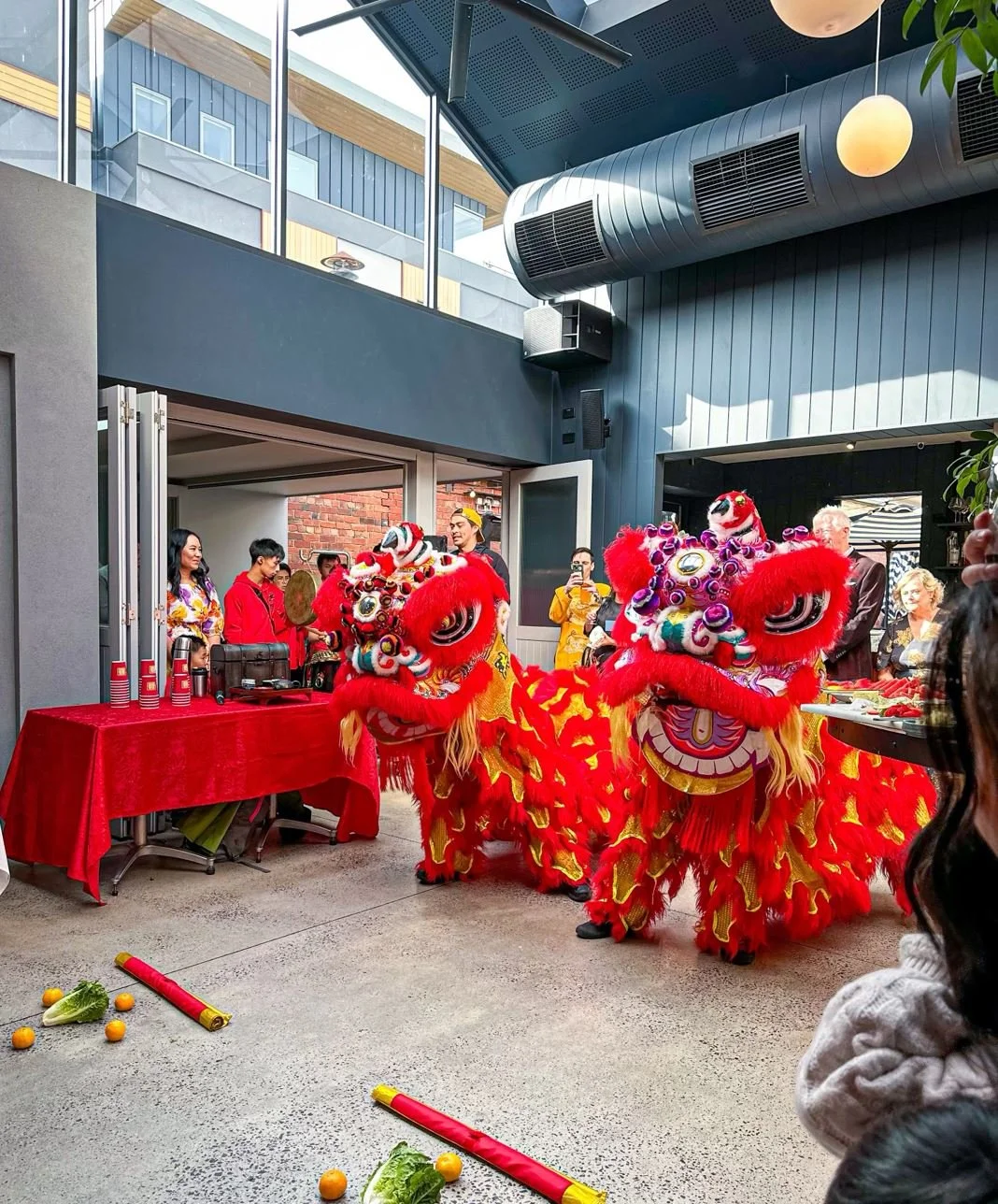 Chinese New Year celebration at Teller's pavilion