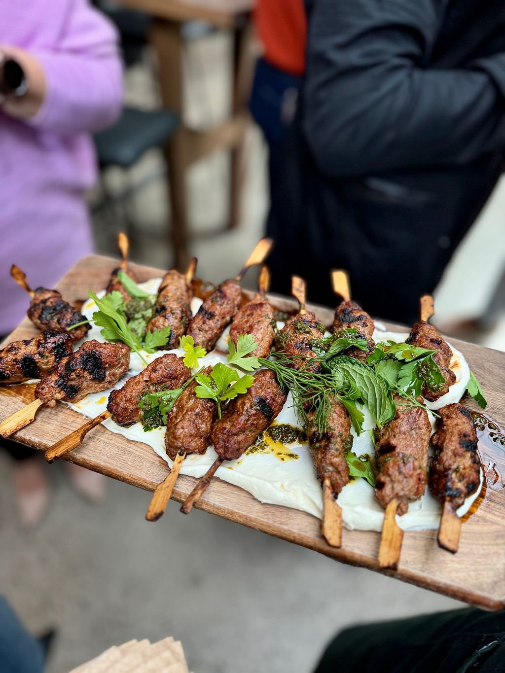 Lamb kofta skewers