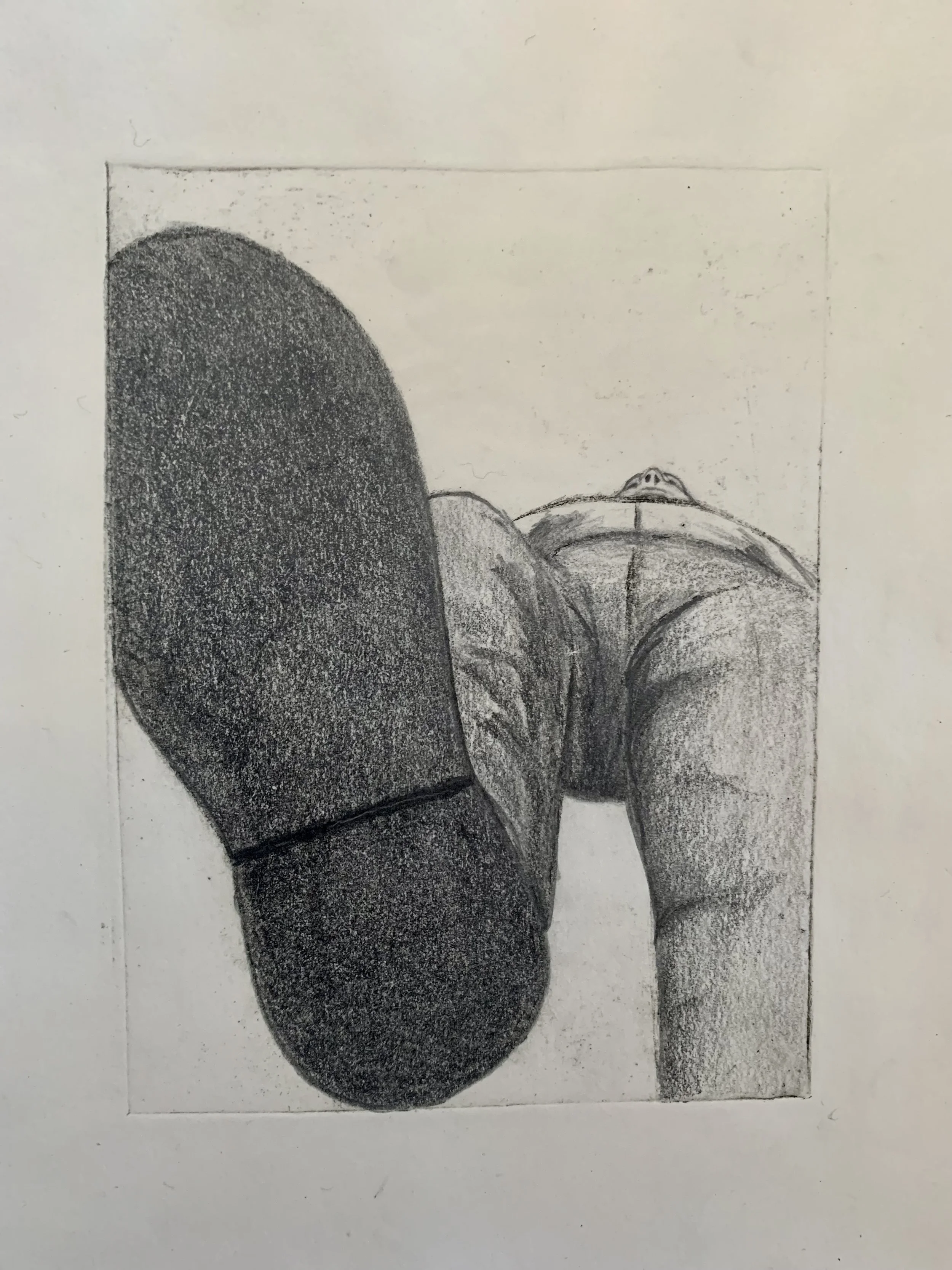 'An Ant's View' - Drypoint Etching