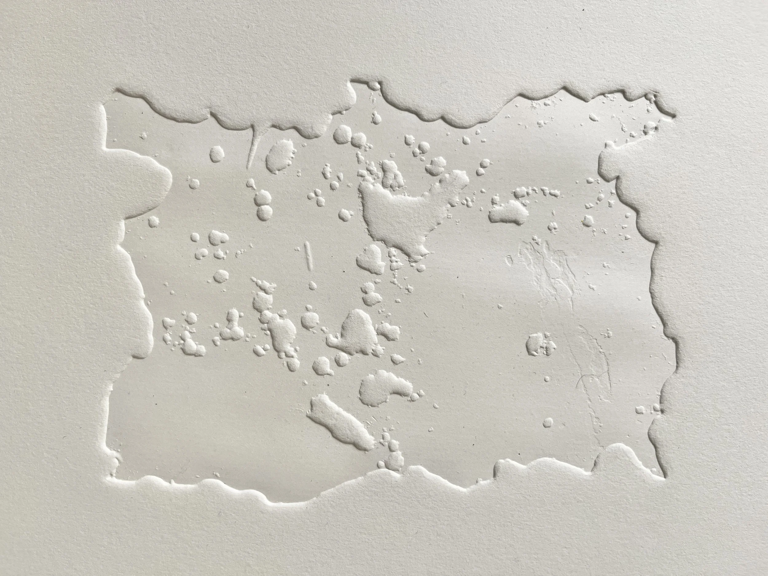 'Land Mass' - Blind Embossed
