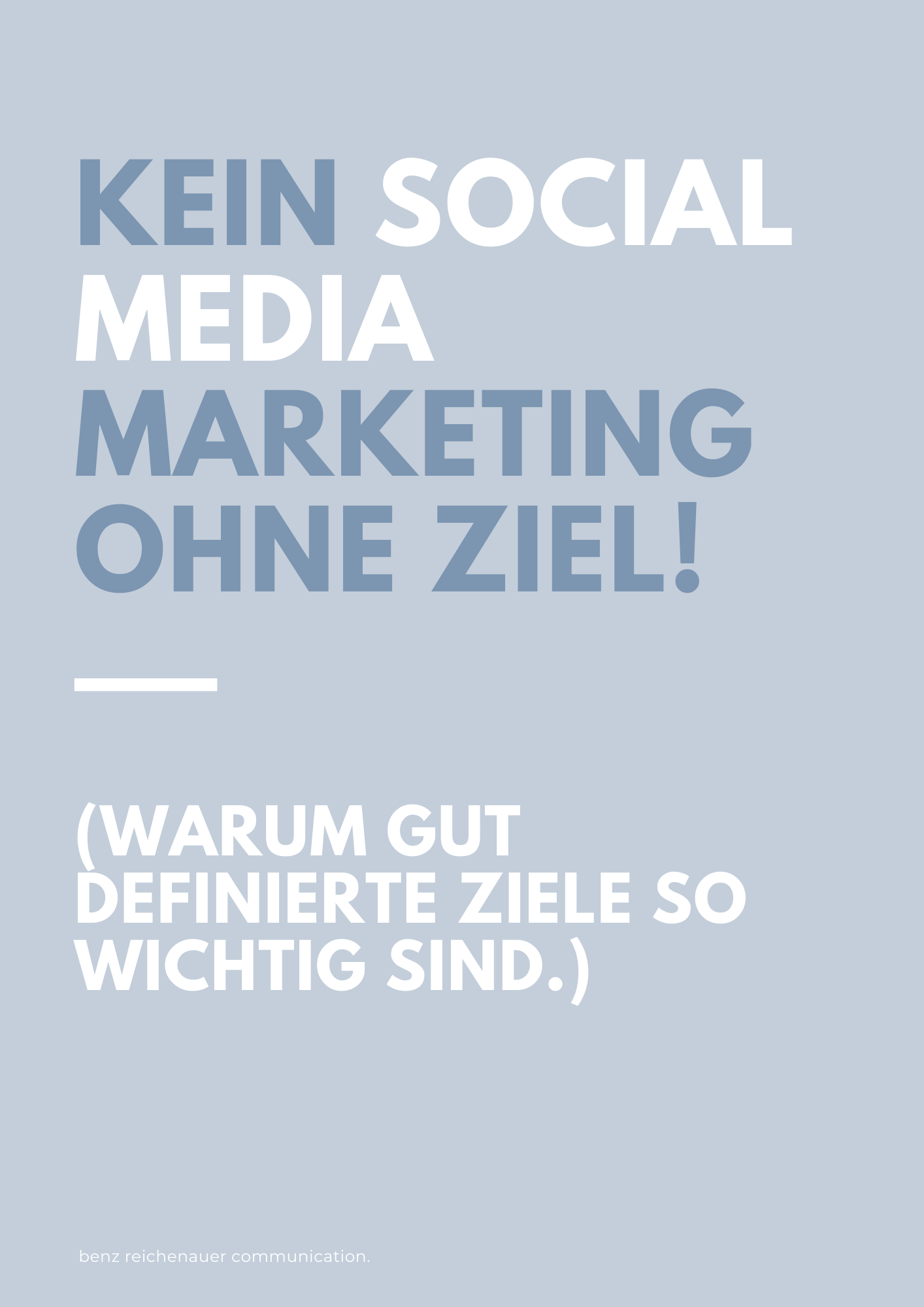 Kein Social Media Marketing ohne Ziel