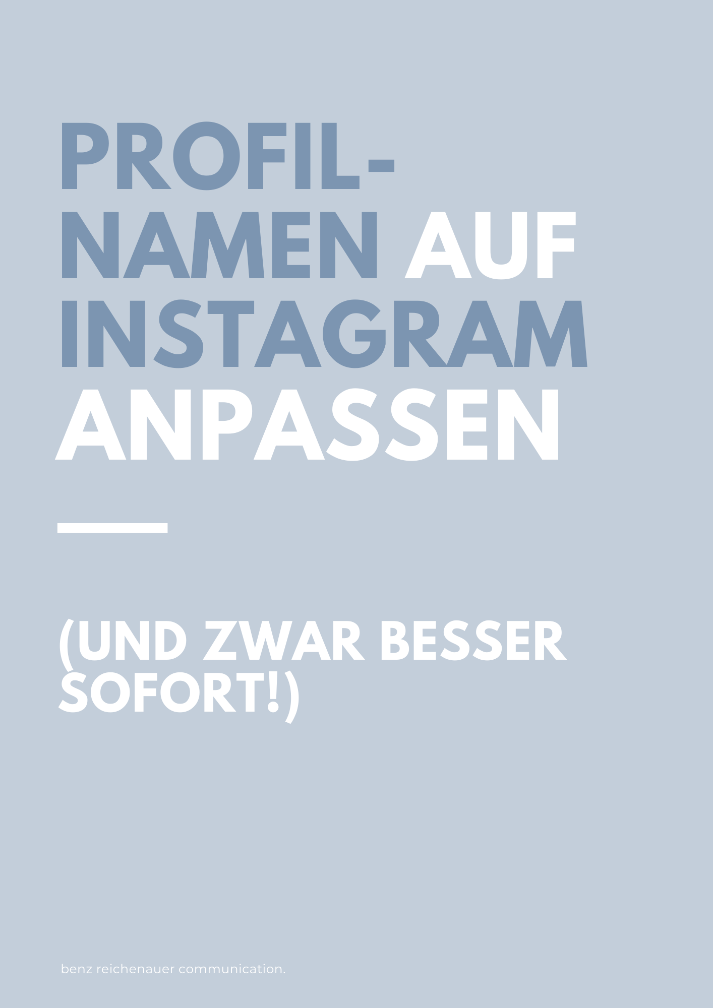 Darum sollten Sie den Profilnamen auf Instagram ändern. Und zwar heute!