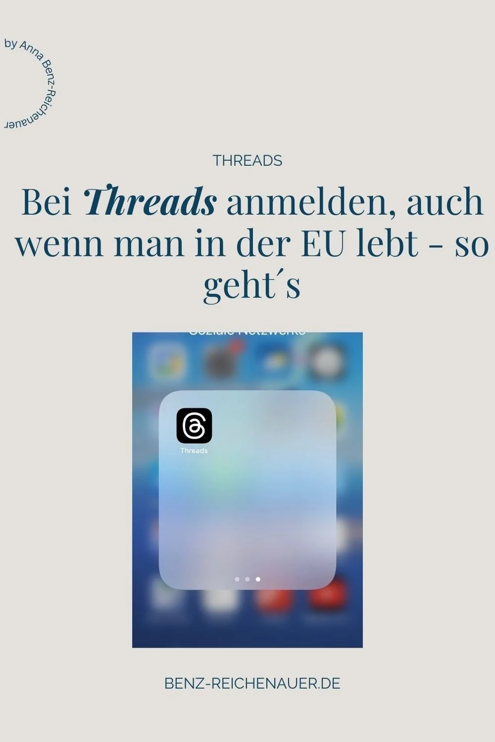 So meldest Du Dich bei Threads an