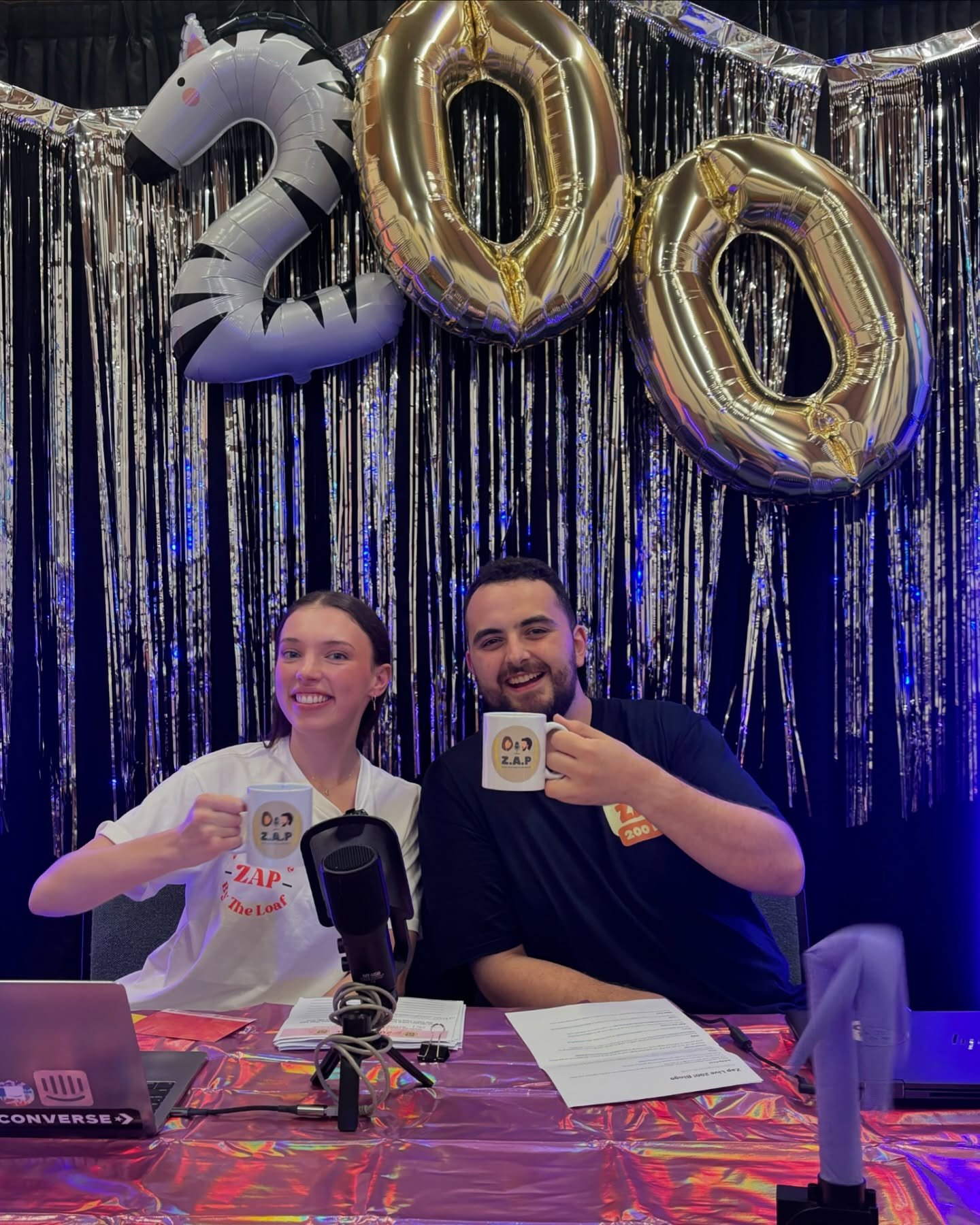 yes it did take us 14 business days to recover but WOW what a day this was!! 200 episodes of ZAP The Podcast celebrated with YOU all! 🥹 thank you to everyone who came along and supported us, it truly means the world!!! 

the episodes are still pumpi
