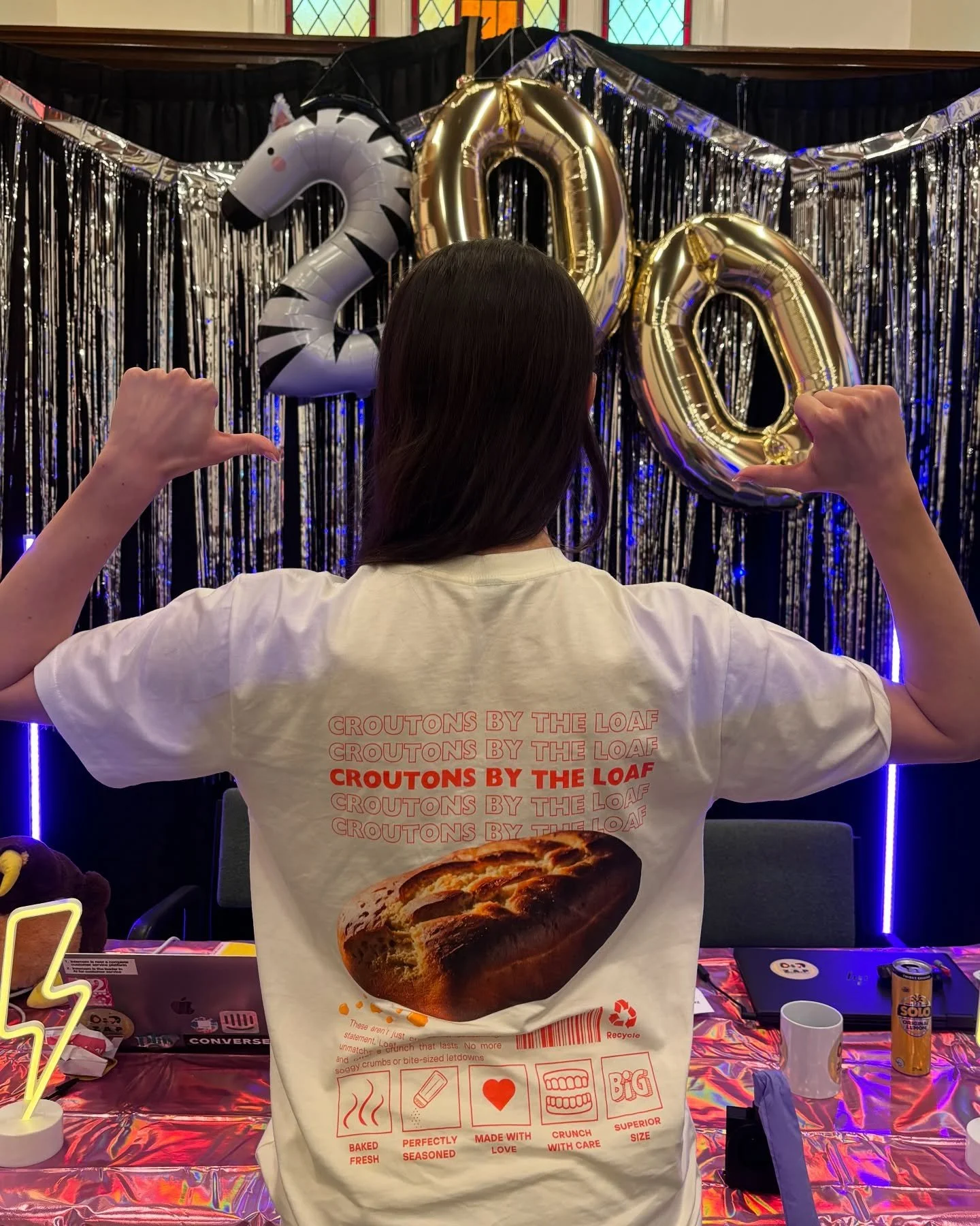 do you own a Croutonne shirt yet? If not &hellip; today is a mighty fine day to purchase one! ❤️&zwj;🔥 head to zapthepodcast.theprintbar.com OR the link in our bio, and become the proud owner of one of the greatest and most comfortable shirts/pieces