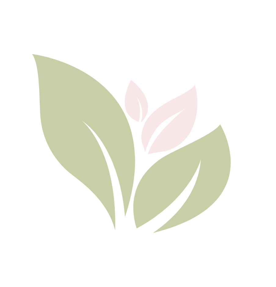 Logo for Japanese for Nikkei online courses featuring stylized leaves symbolizing growth, heritage, and connection