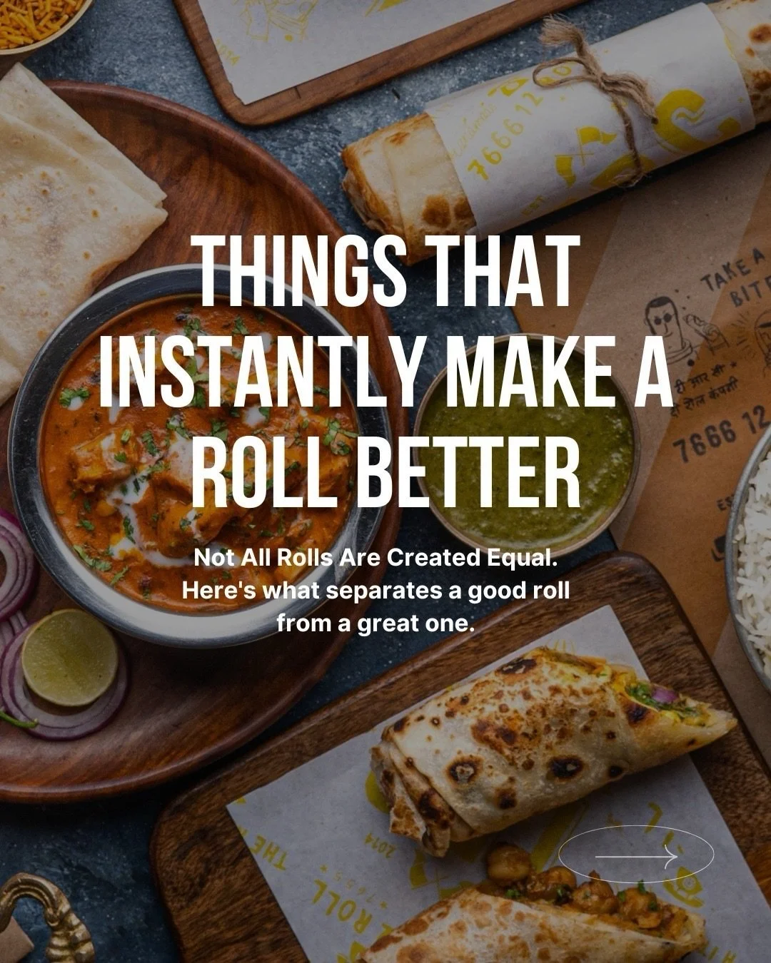 A great roll isn&rsquo;t just about what&rsquo;s inside, it&rsquo;s about how every layer comes together. 🌯🔥

It starts with a soft, freshly made roomali roti. Add juicy fillings, bold flavours, signature sauces, and the perfect balance of textures