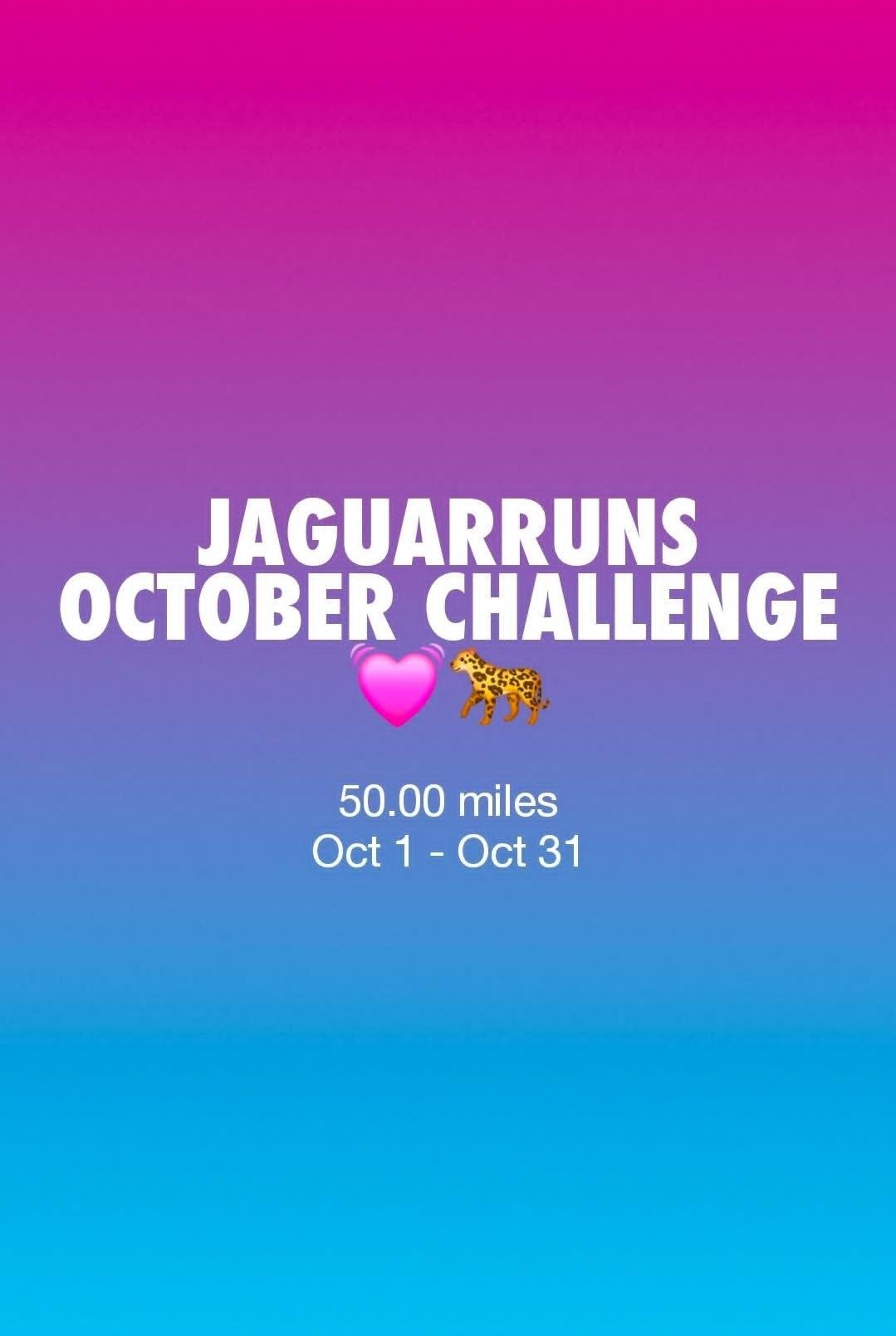 Jaguar Runs Challenge