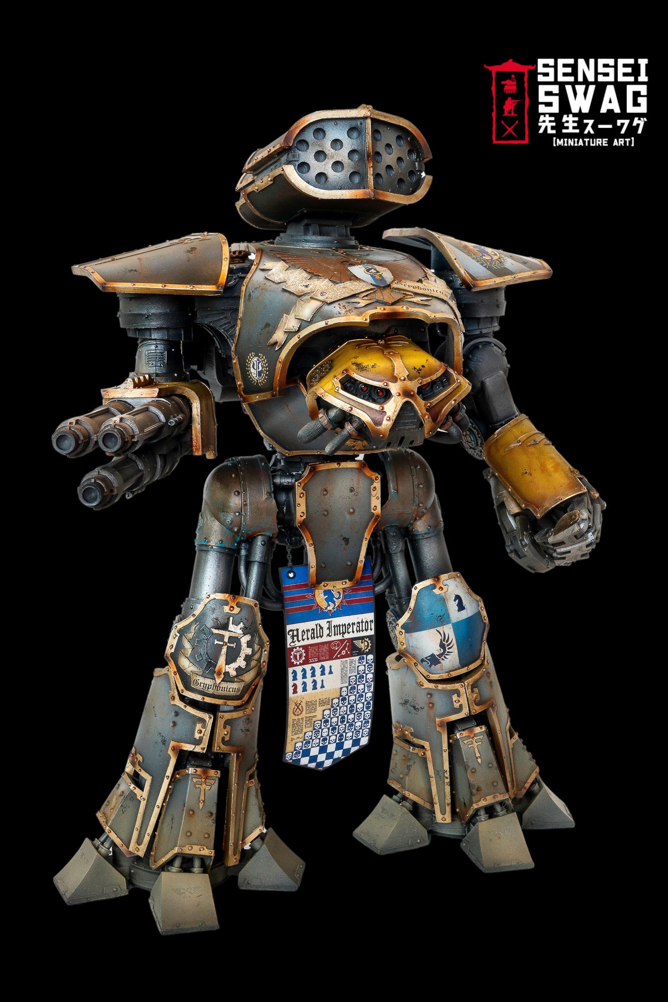 Legio Gryphonicus Titans Weathered Reaver Warhound-2.JPG