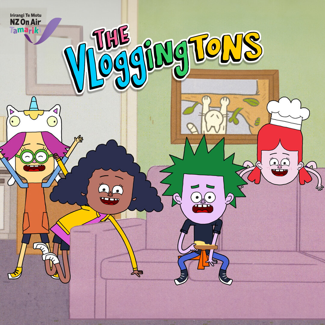 Epicool! The Vloggingtons have landed in the US - now streaming on Popflick. 

The Vloggingtons is a cartoon comedy show that follows the adventures of four friends who love to make funny videos for their online channel. Flo, Kina, Roz, and Marvyn ar