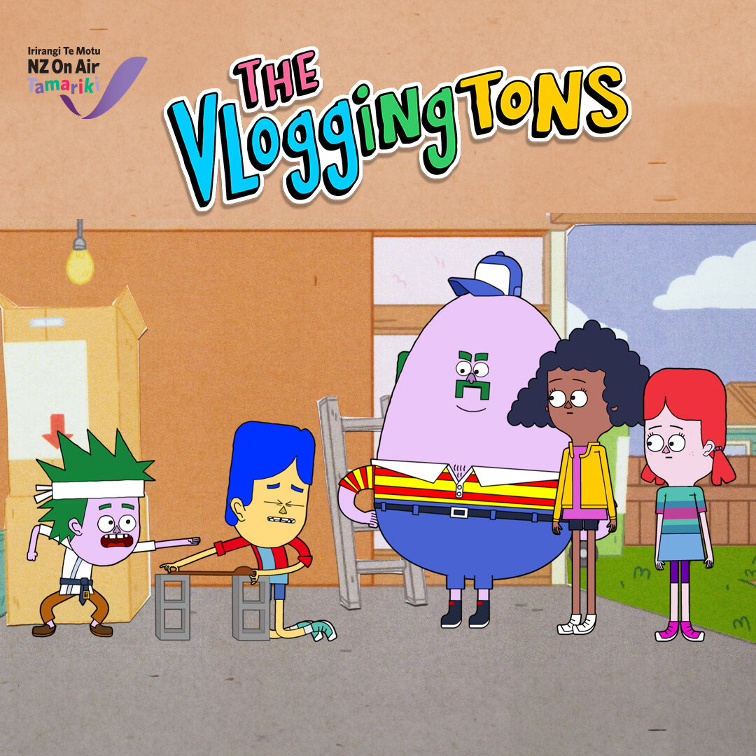 Keesh! The Vloggingtons is now streaming free on Tubi. Link in our profile. @tubi 

The Vloggingtons is a cartoon show about four friends who do challenges, pranks, and daily adventures for their online channel, turning everyday moments into hilariou