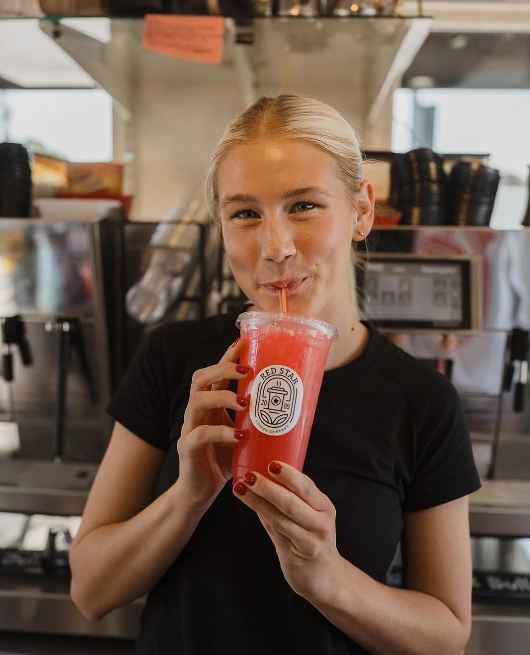 ☀️ Saturday fuel = smiles + a Redbull Bomber 💥⁠
Nothing like a little pick me up from your favorite barista to kick off the weekend! 🚗💨✨ see you soon!