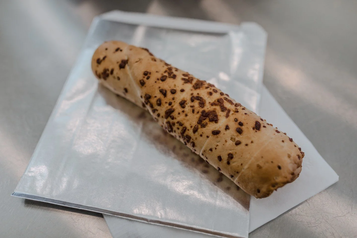 new food drop 🌭🥯👉🏻 Polish Sausage Bagel Dogs⁠
Here for a limited time only!