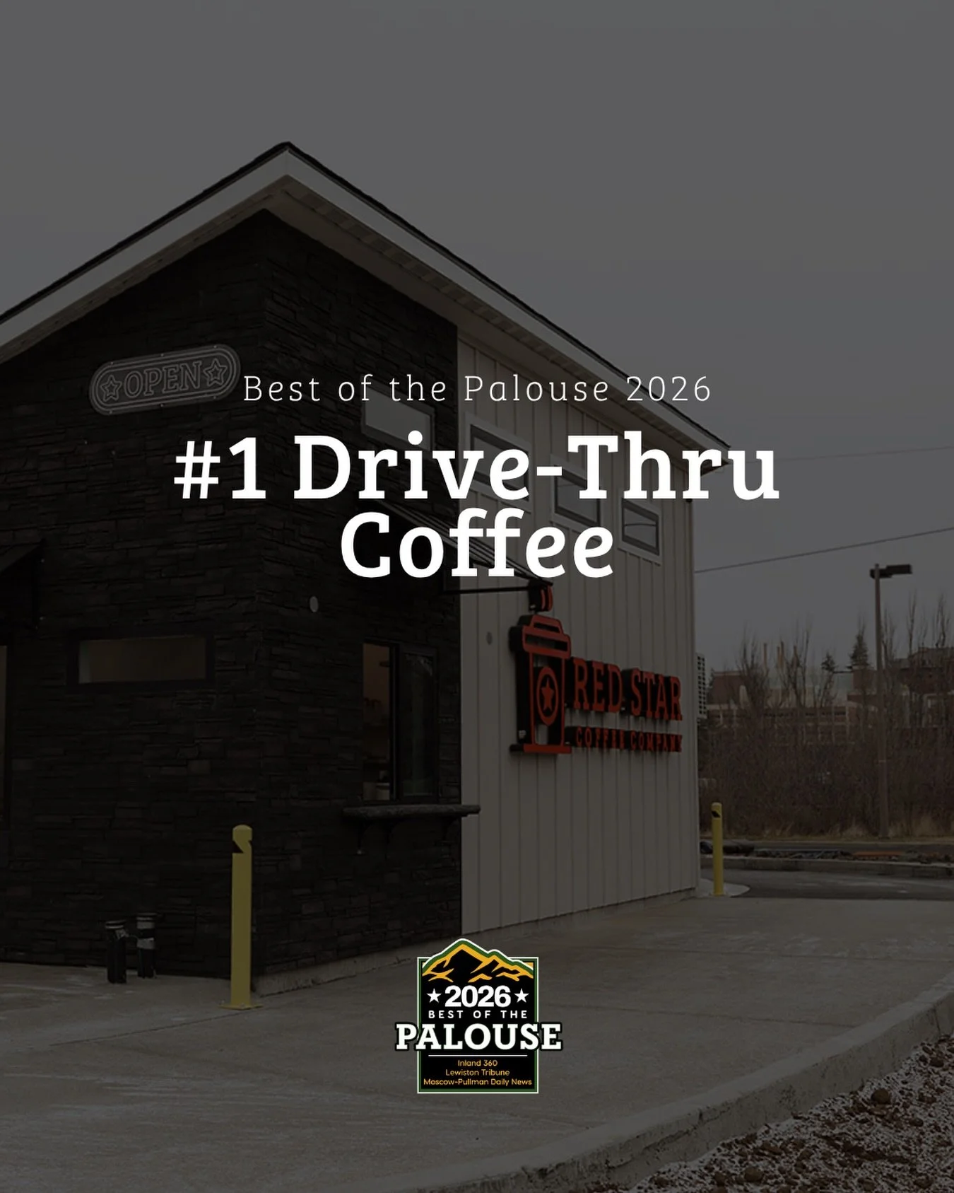 #1 Best Drive-Thru Coffee in Moscow ⭐️⭐️ Best of the Palouse 2026 ⭐️⭐️
We know you have options, so this one means a lot 🤍☕️
 Thanks for voting and for being part of it!