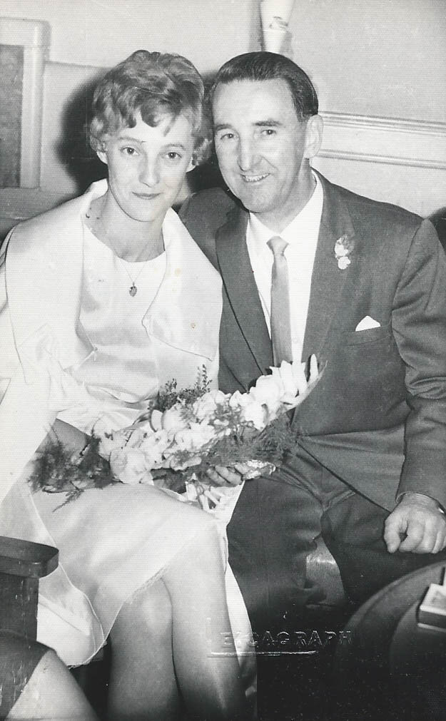 AA (Bill) and Jean Stephenson on their wedding day.