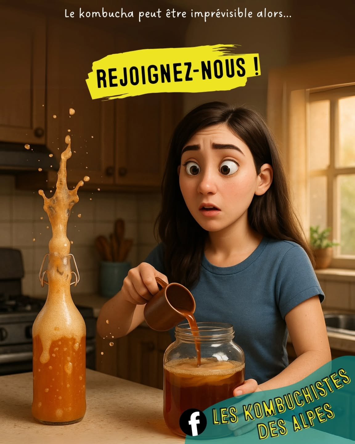 Rejoignez-nous ! 🥳

On mesure que l'art du kombucha est difficile &agrave; ma&icirc;triser. Nous sommes d&eacute;j&agrave; ravis de former certains d'entre vous chaque mois lors de nos ateliers et de vous voir repartir remplis de motivation 🤩

Cepe
