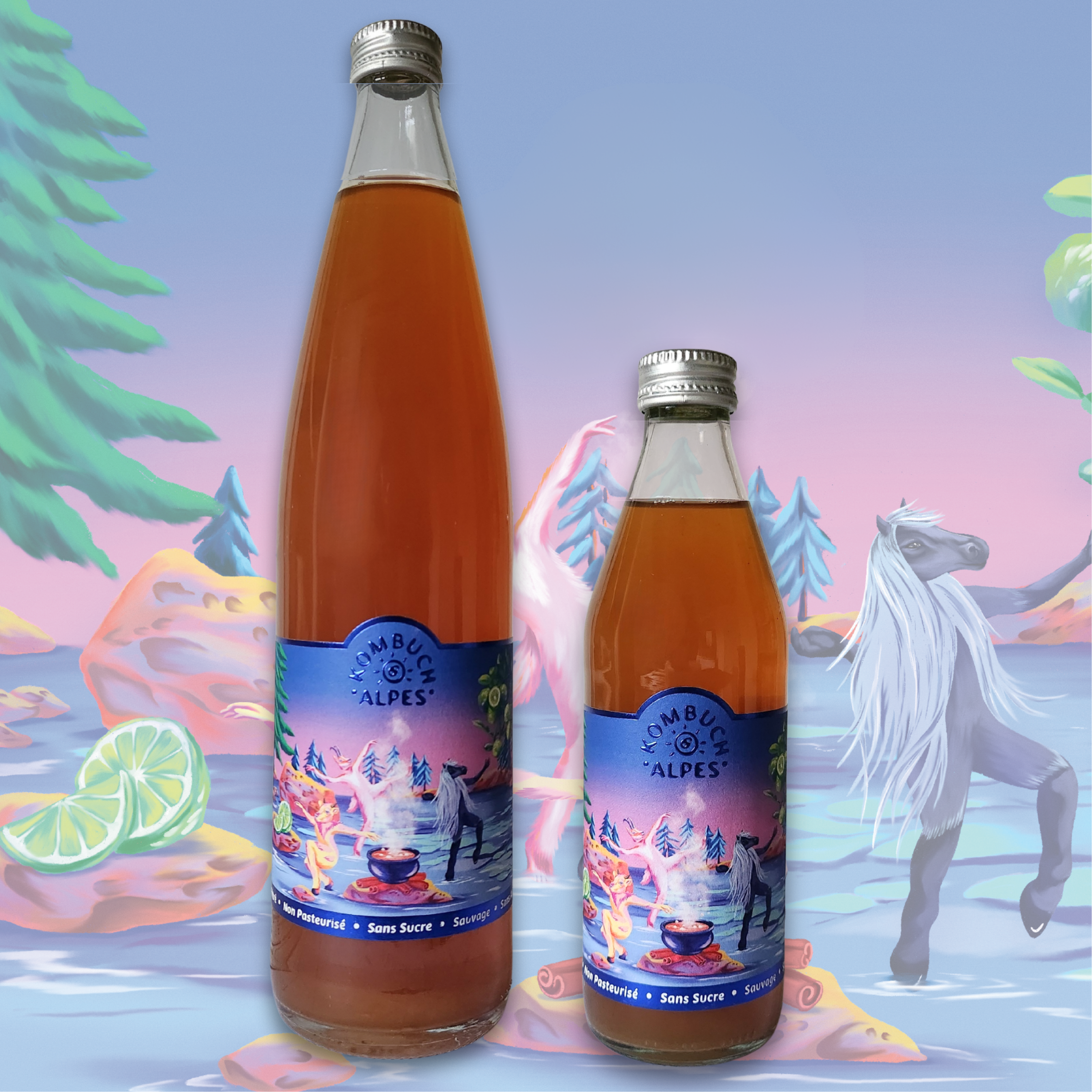 Kombucha Thé fumé Bergamote