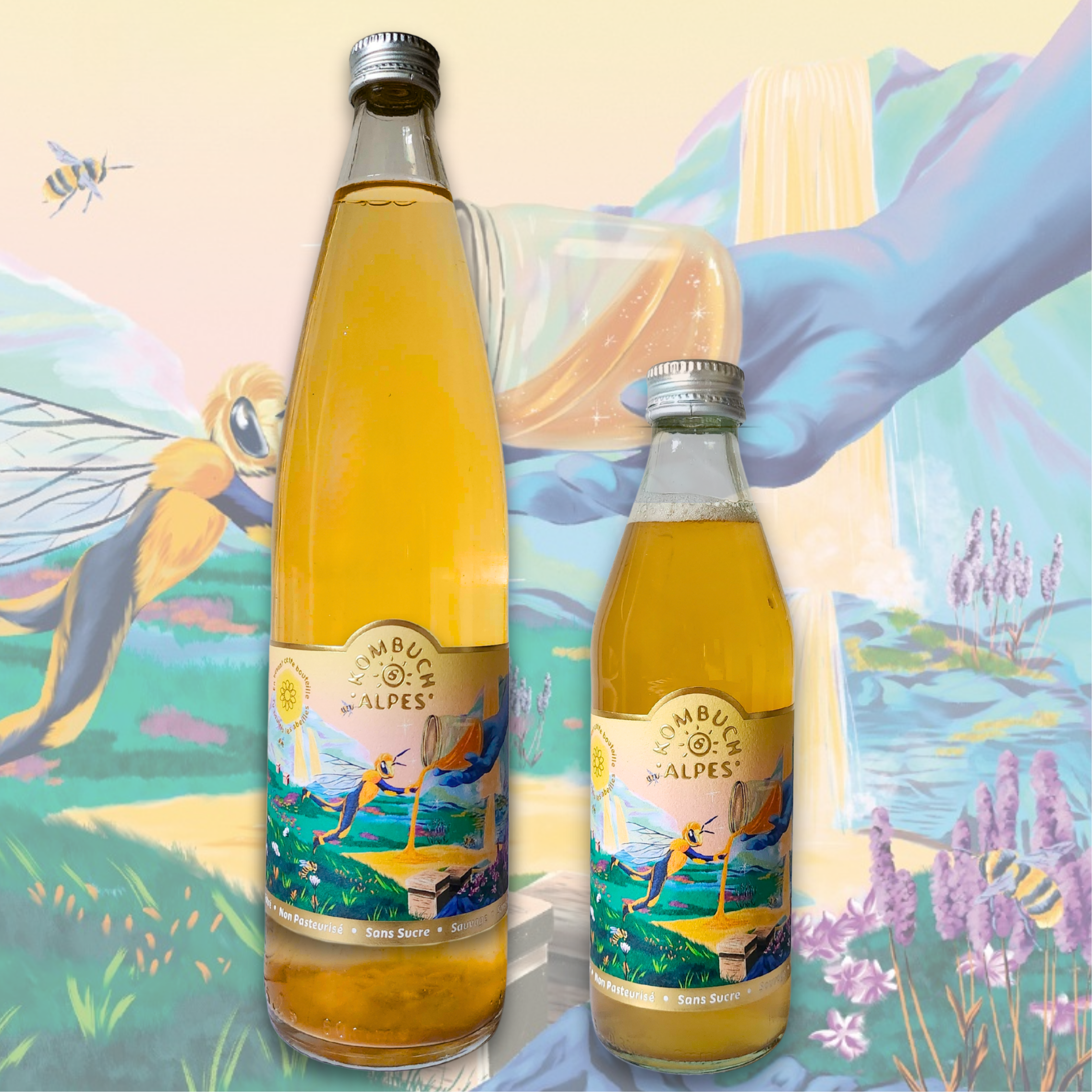Kombucha Miel Verveine Thym