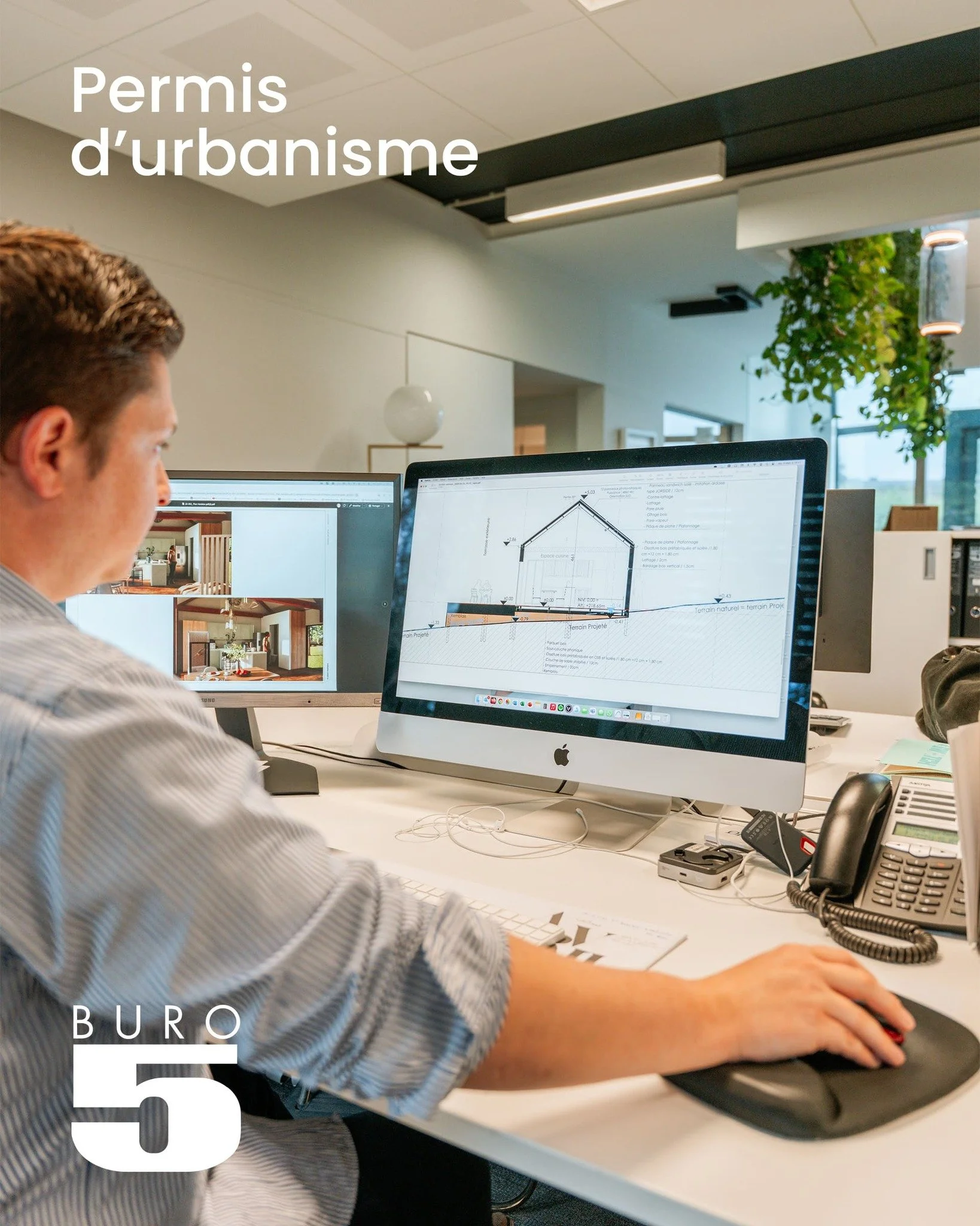 Un projet en t&ecirc;te mais vous ne savez pas par o&ugrave; commencer pour le permis d&rsquo;urbanisme ?
On est l&agrave; pour vous accompagner.

Chez BURO5, on vous aide &agrave; concr&eacute;tiser vos id&eacute;es et on s&rsquo;occupe de la papera