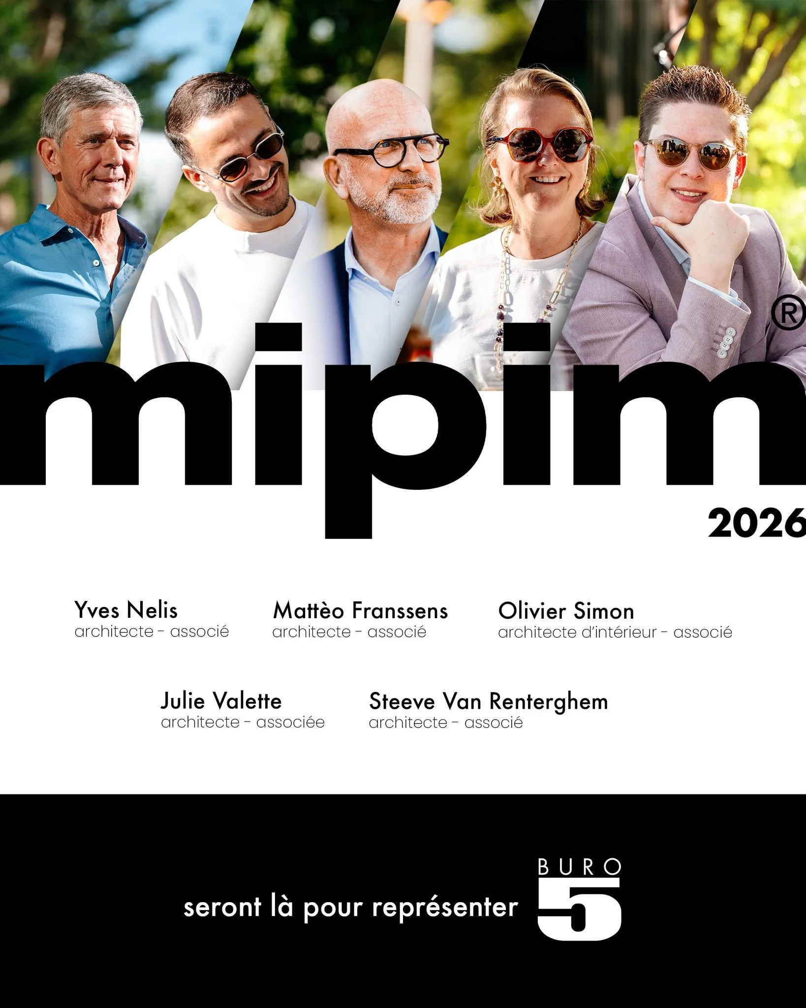 Cap sur Cannes : BURO5 sera au MIPIM 2026 !

Toujours un plaisir de participer &agrave; cet &eacute;v&eacute;nement incontournable pour l&rsquo;immobilier et l&rsquo;architecture. 
L&rsquo;occasion de (re)voir des partenaires, de d&eacute;couvrir des
