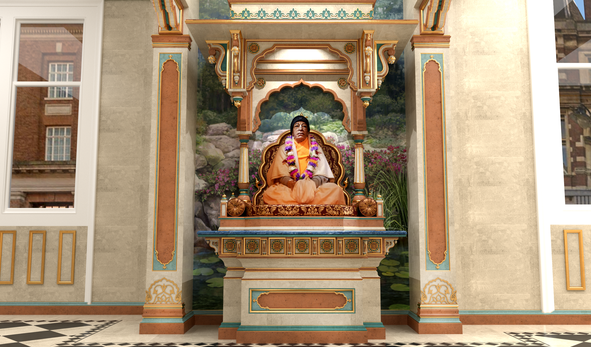 Temple Room - Srila Prabhupada Altar