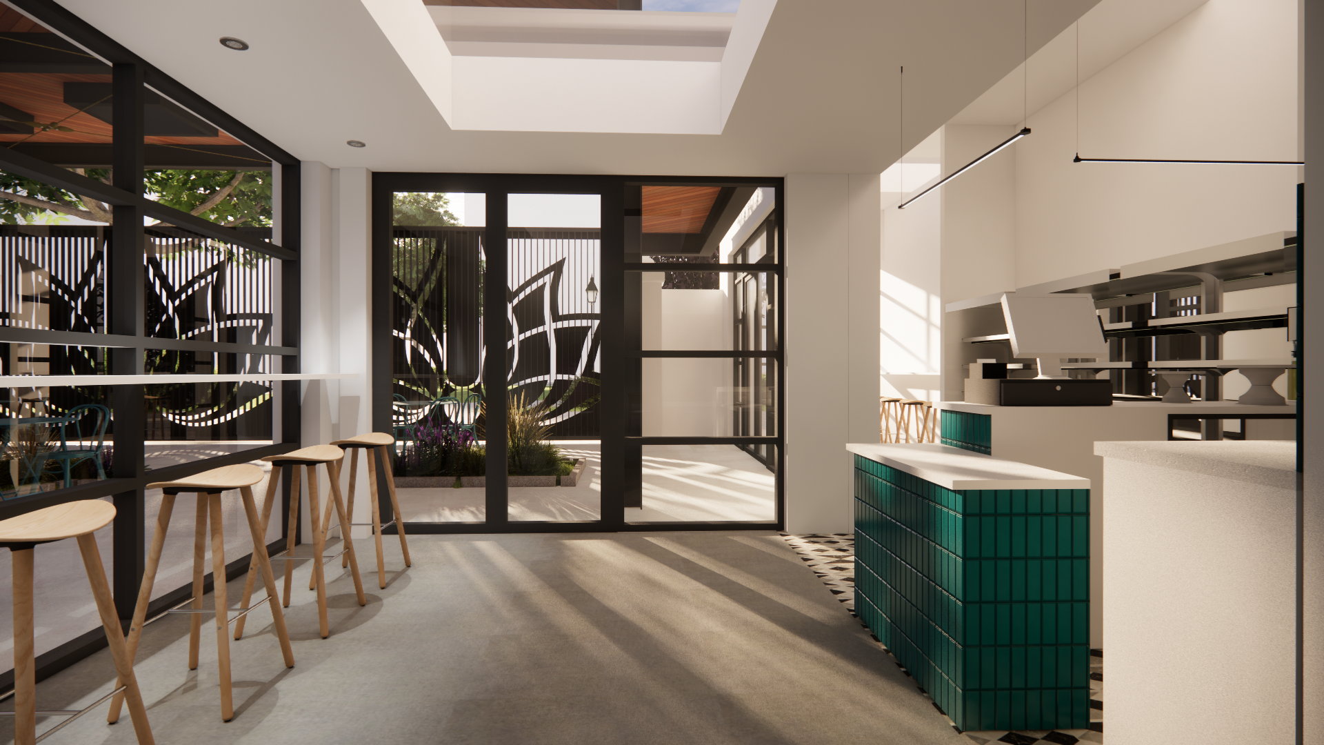 Cafe - Serving Area - view 1