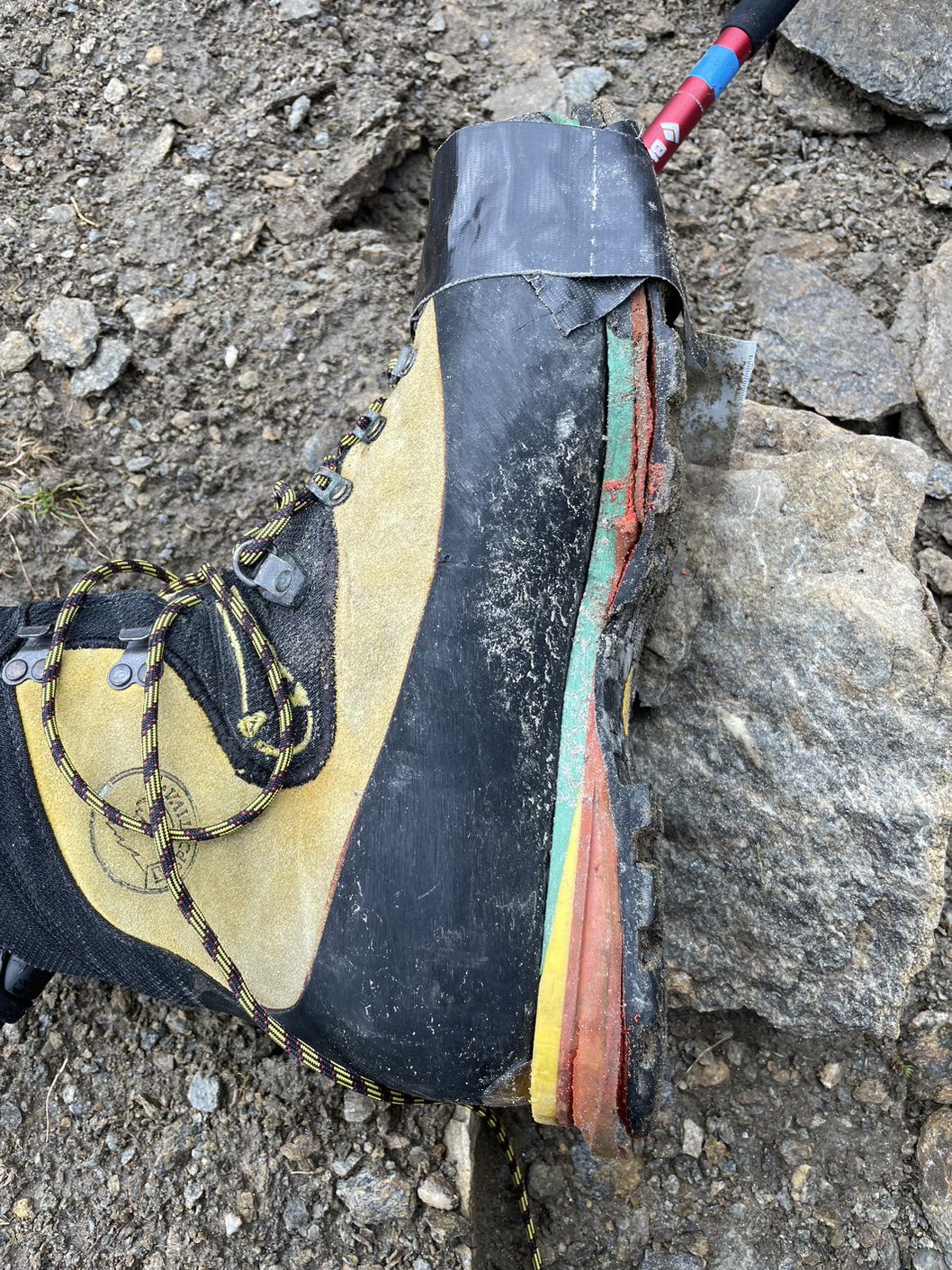 It’s all about sole (and gaffer tape)