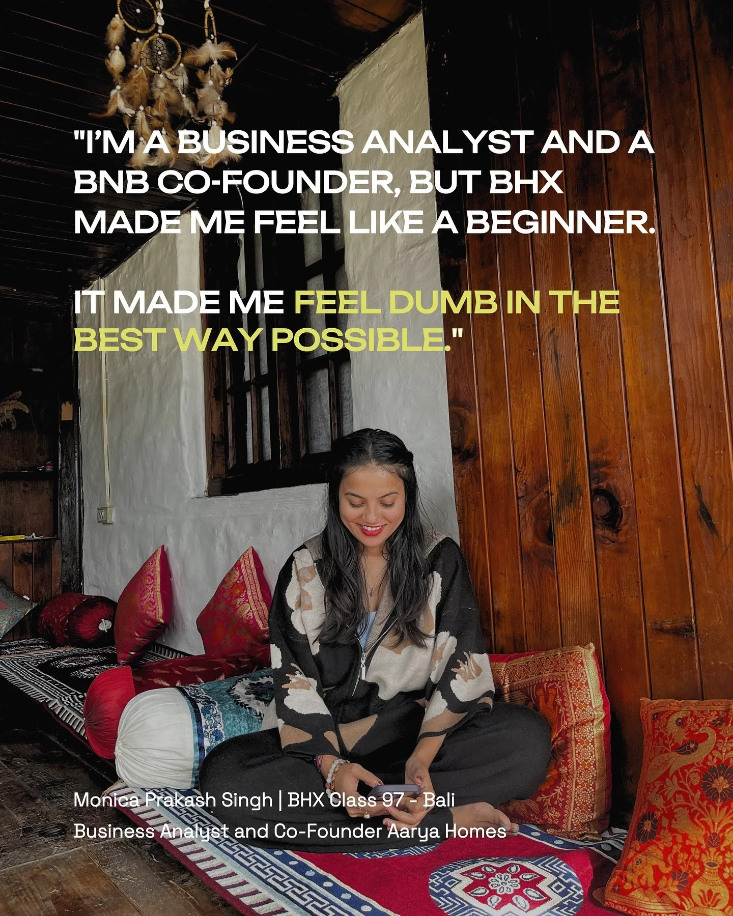 One thing that makes BHX even more epic? When someone brings genuine curiosity and a thirst to learn, Monica had it from day 1. 🚀

Here&rsquo;s to being the odd one out, standing tall, and owning it. That&rsquo;s where the magic happens. ✨
.
.
.
[Be