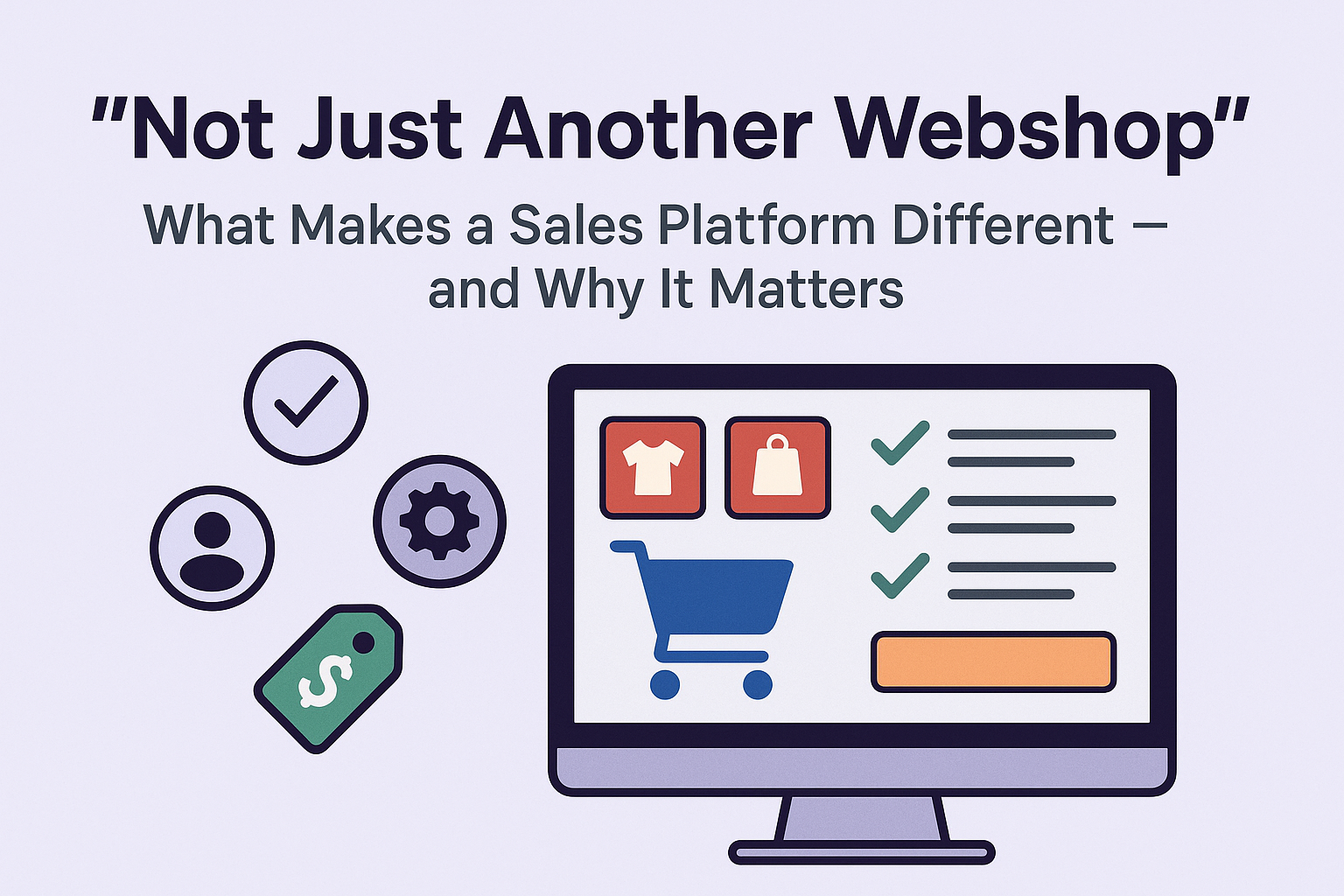 “Not just another webshop”: What makes a sales platform different — and why it matters