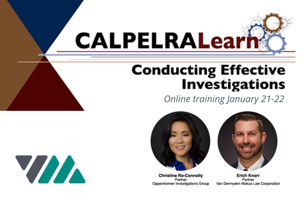 VM’s Erich Knorr Joins CALPELRALearn as Program Trainer