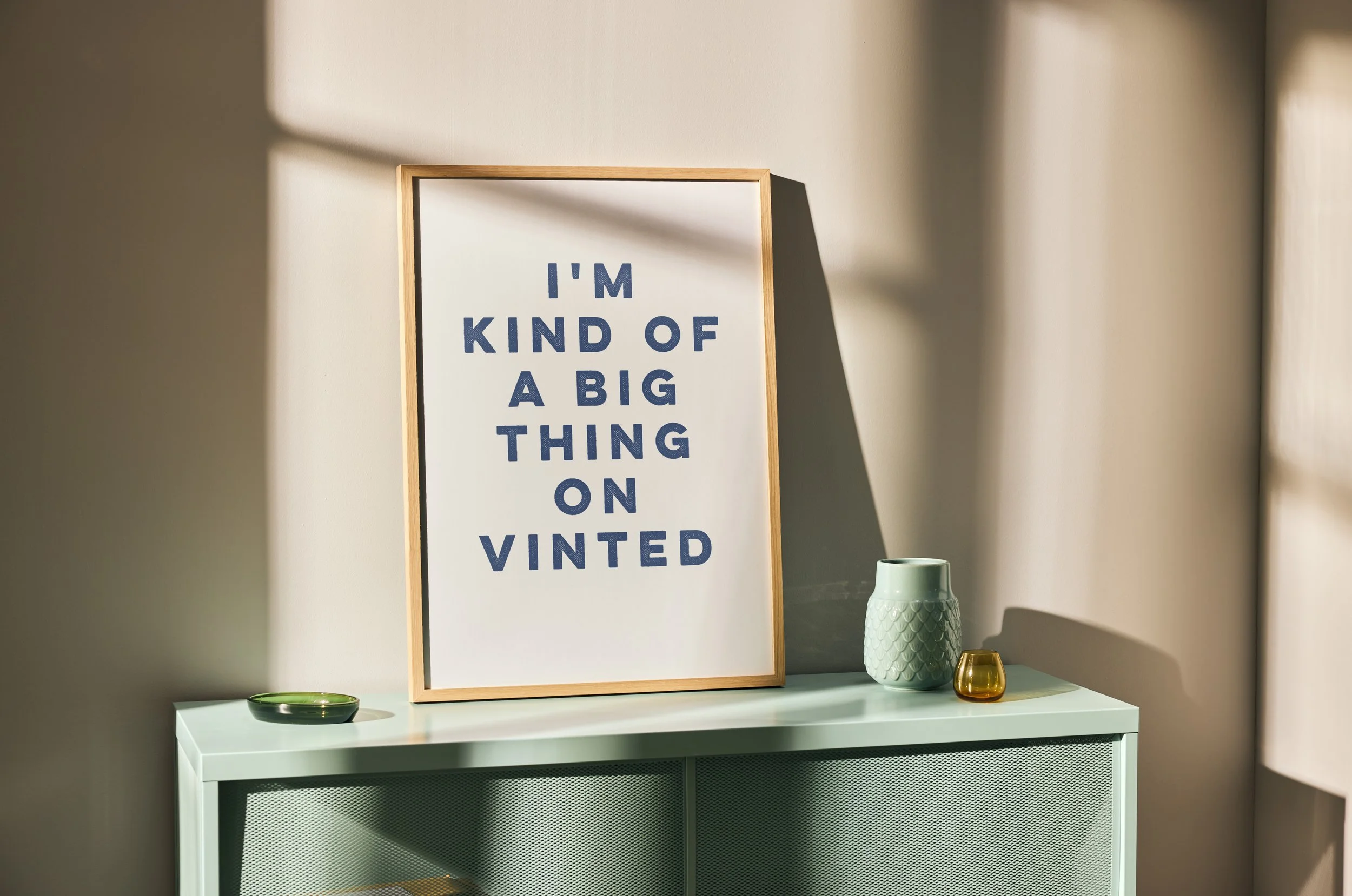Vinted addict wall art print - A5, A4, A3 poster print