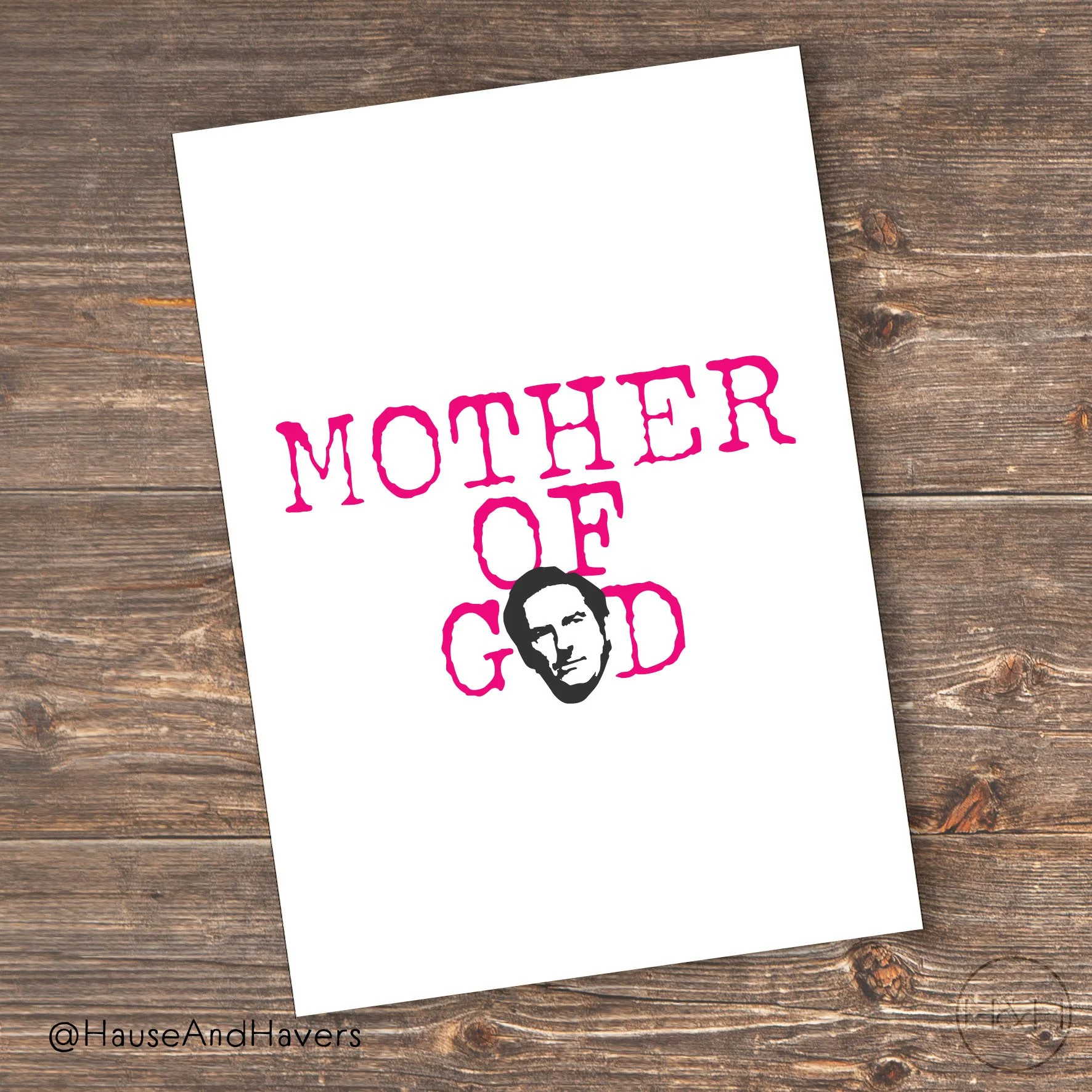DC Hastings, Mother of God - Line of Duty greeting cards