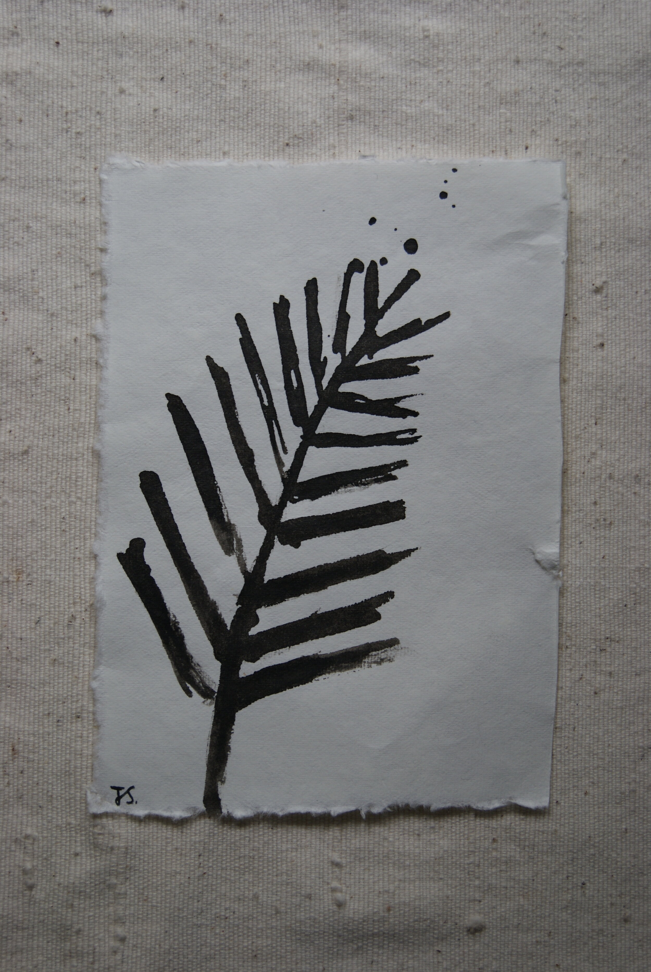 Inky Botanical 1 (SOLD)