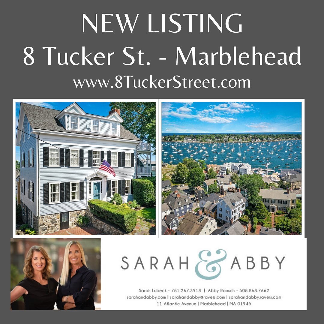 Remarkable 5 bedroom home in the heart of Marblehead&rsquo;s Historic District with panoramic views of the harbor! View details in link in profile.