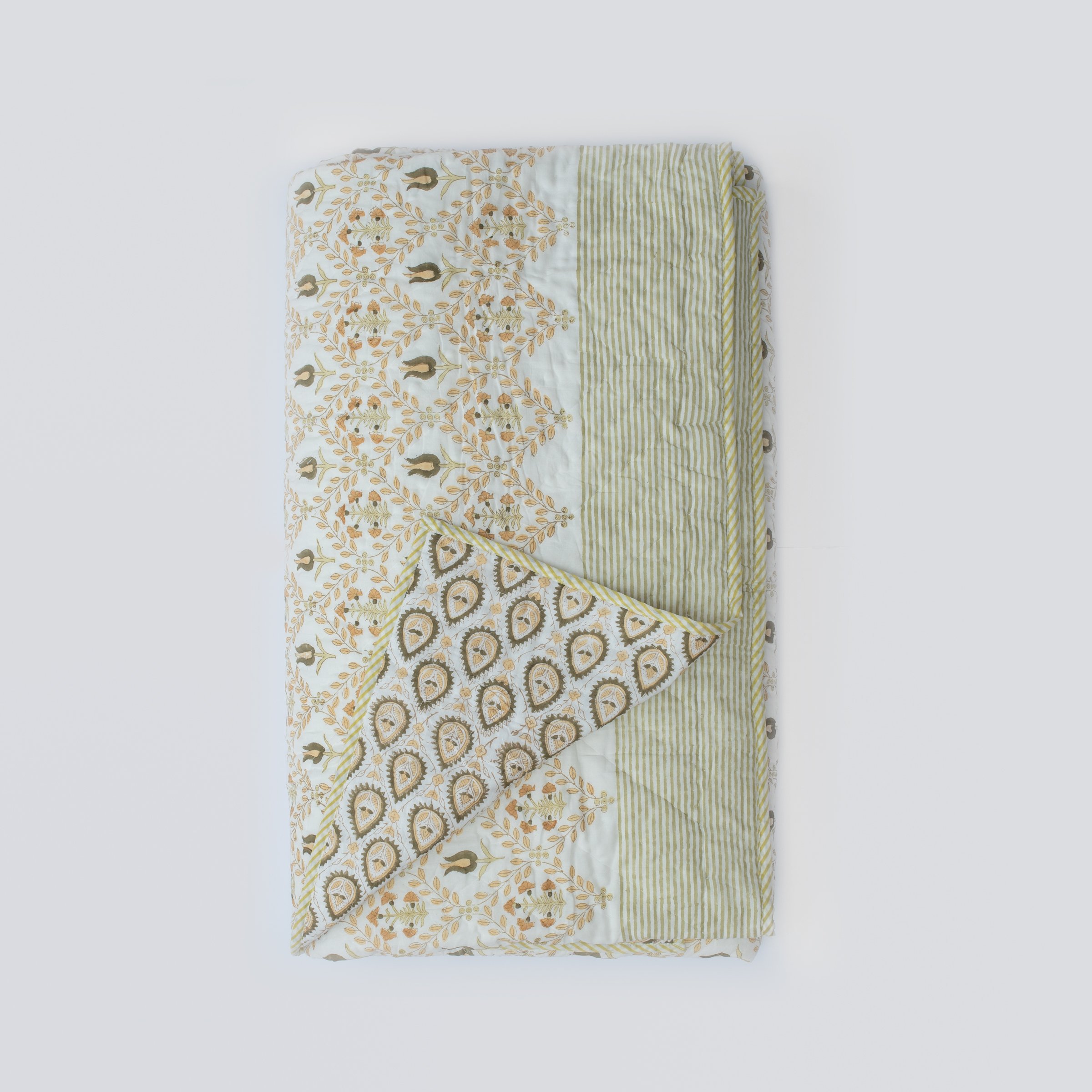 House of Kaarigari | RAYA Double Sided BLOCK PRINT QUILT