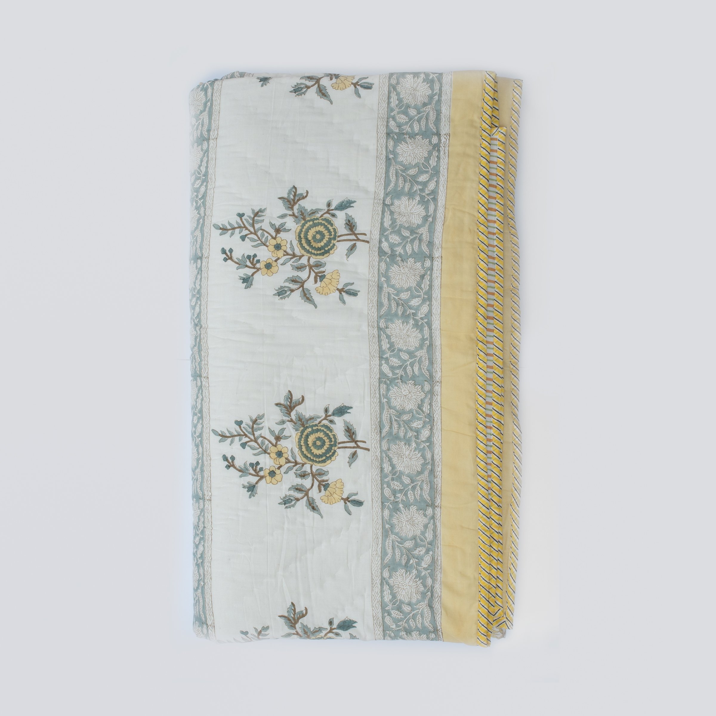 House of Kaarigari |JAAL Double Sided BLOCK PRINT QUILT