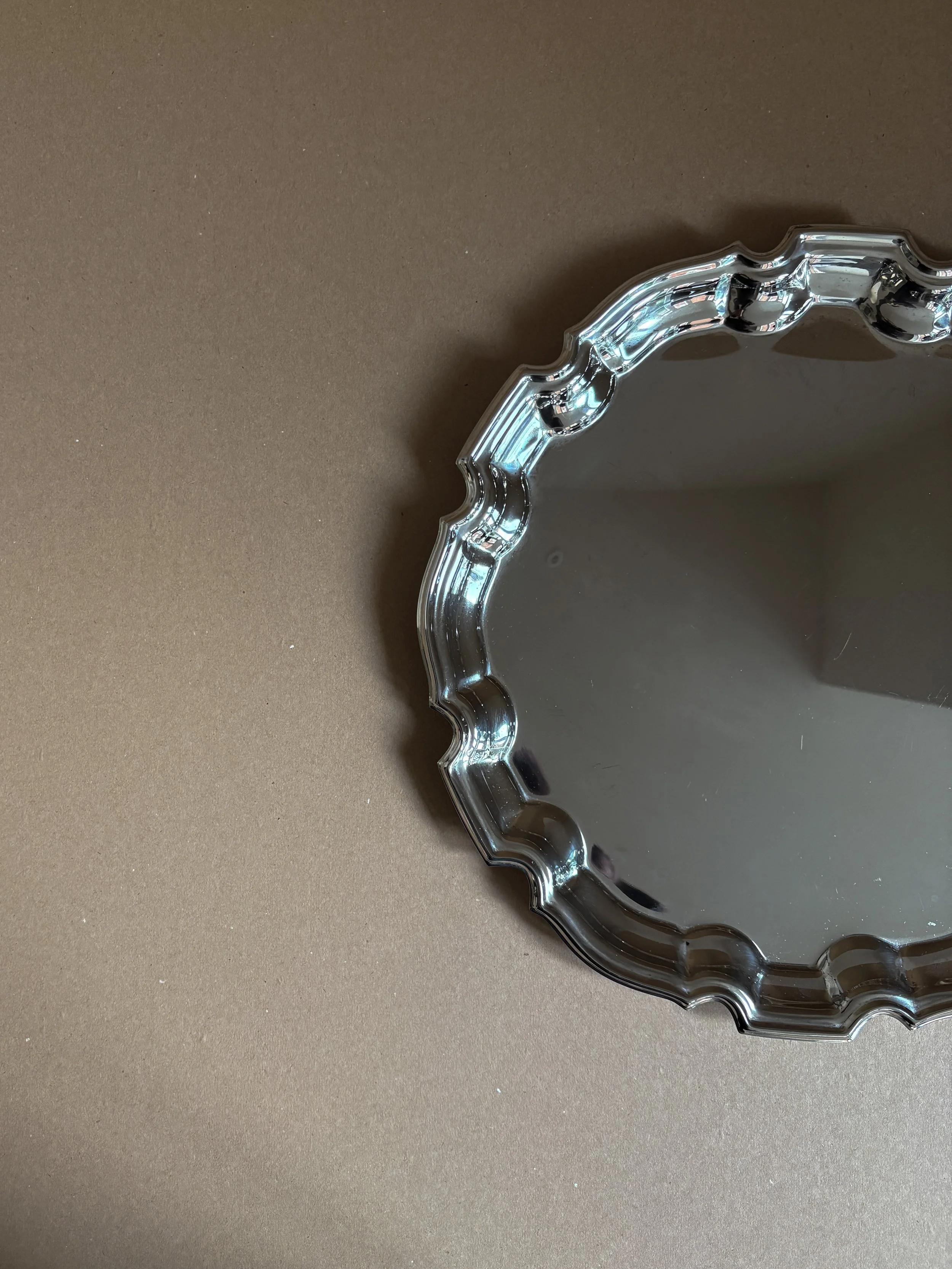 House of Kaarigari | SILVER PLATED TRAY