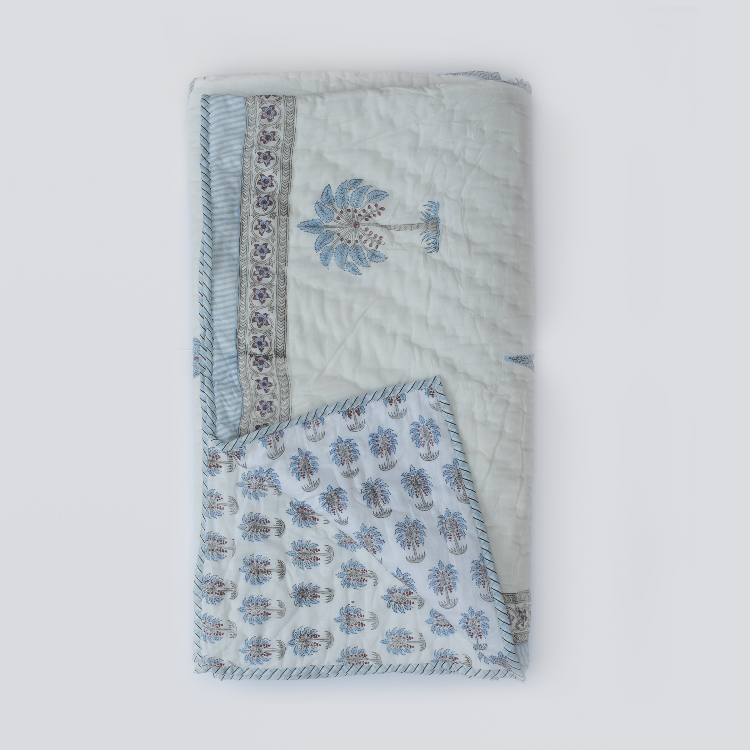 House of Kaarigari | TAAL Double Sided BLOCK PRINT QUILT