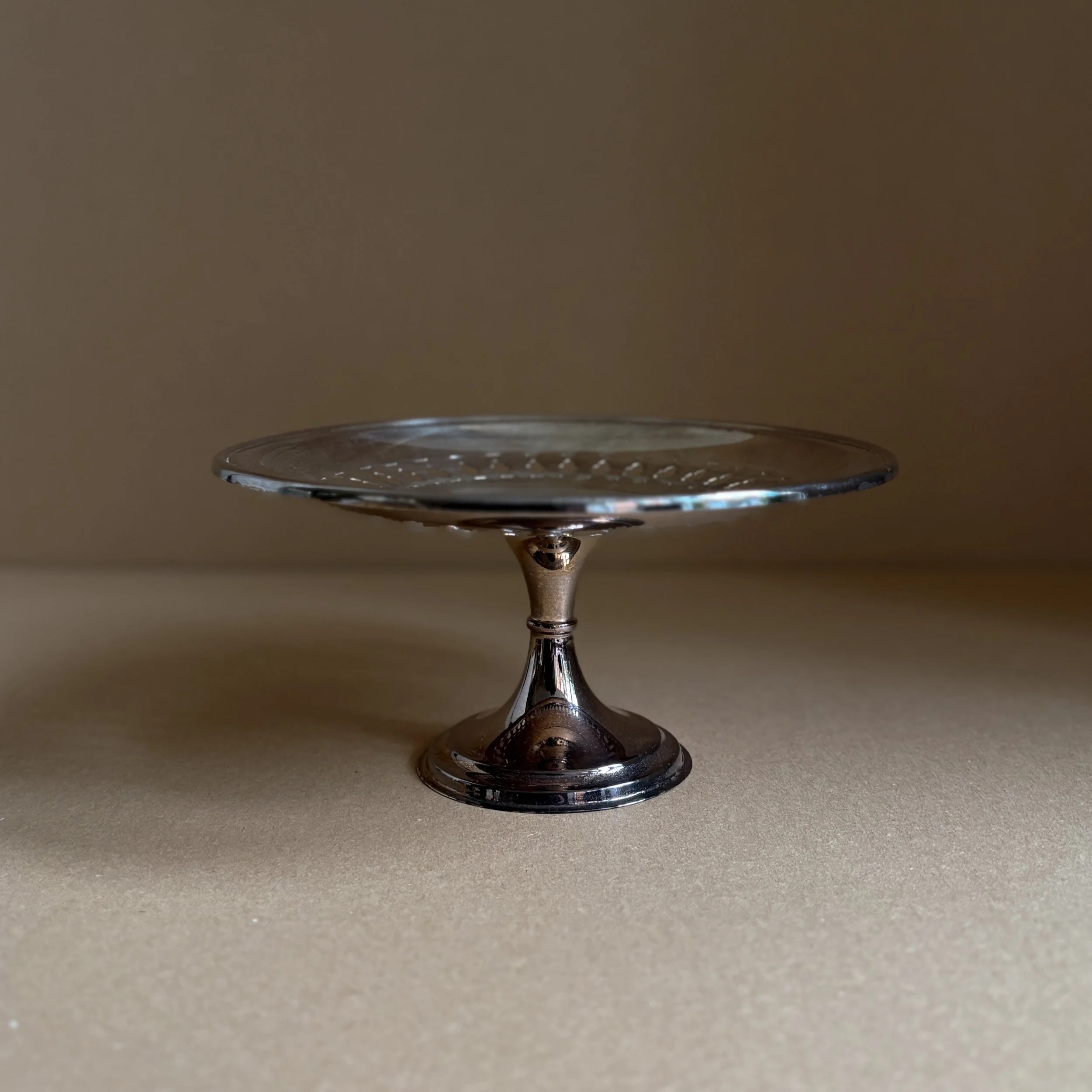 SILVER PLATED PEDESTAL BOWL