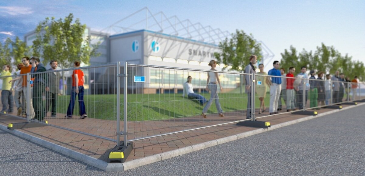 ST30 euro fence Barrier | Temporary fence barrier | mobile fence barrier