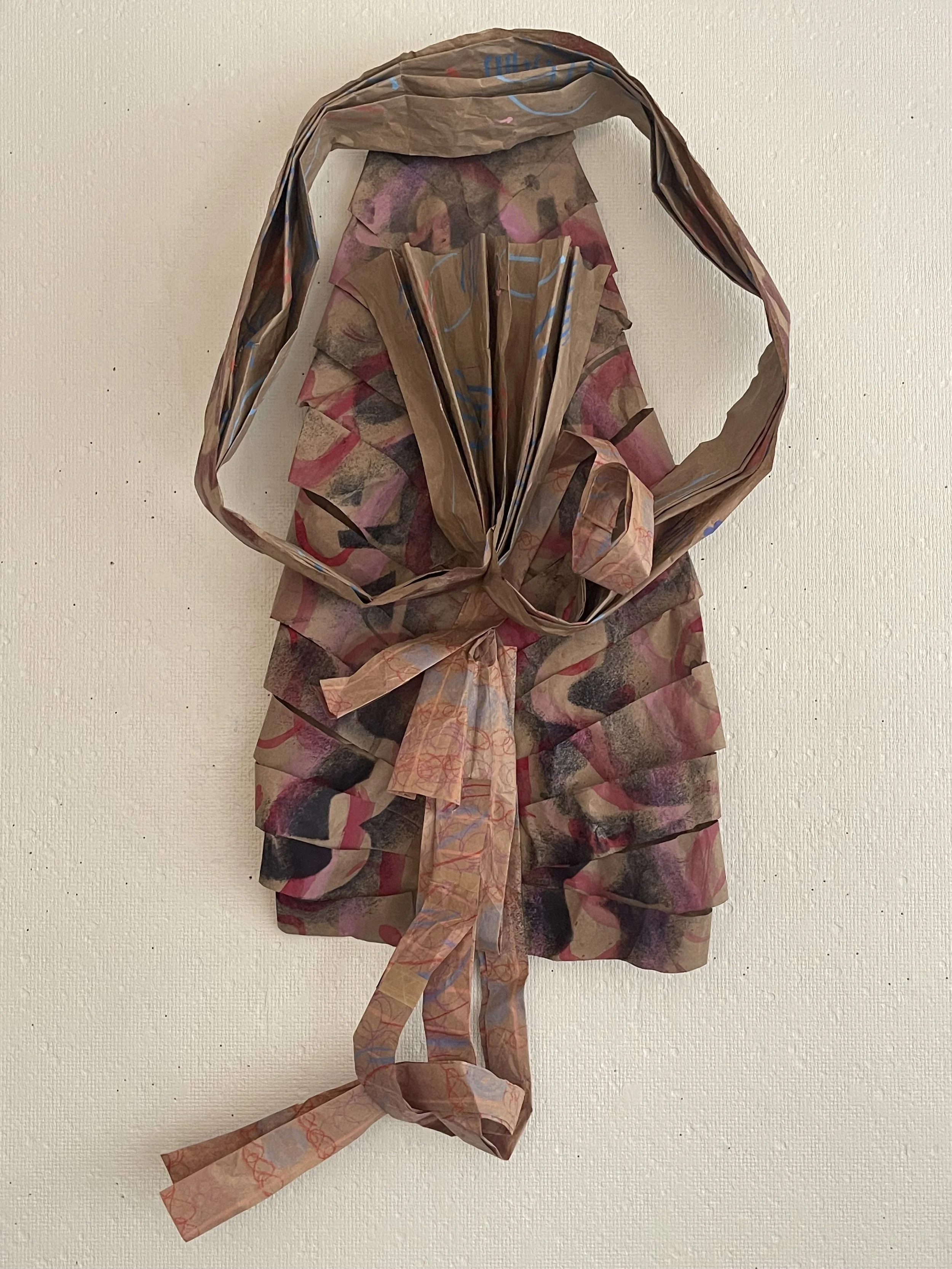 "Collect"
30" x 15"
Packing paper, ink, colored pencil